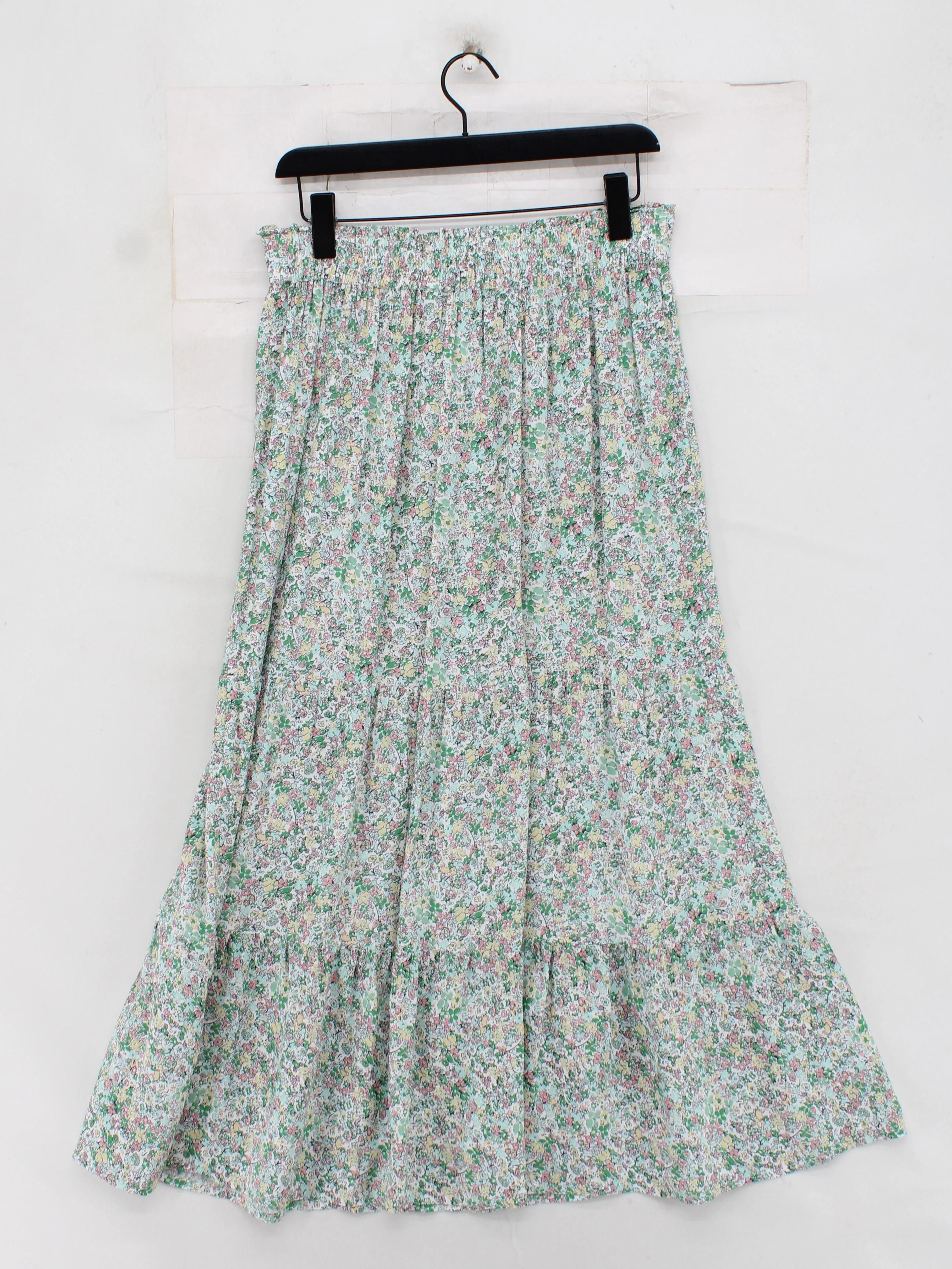 Fat Face Women's Maxi Skirt UK 12 Multi Floral 100% Viscose Long Maxi - Image 2