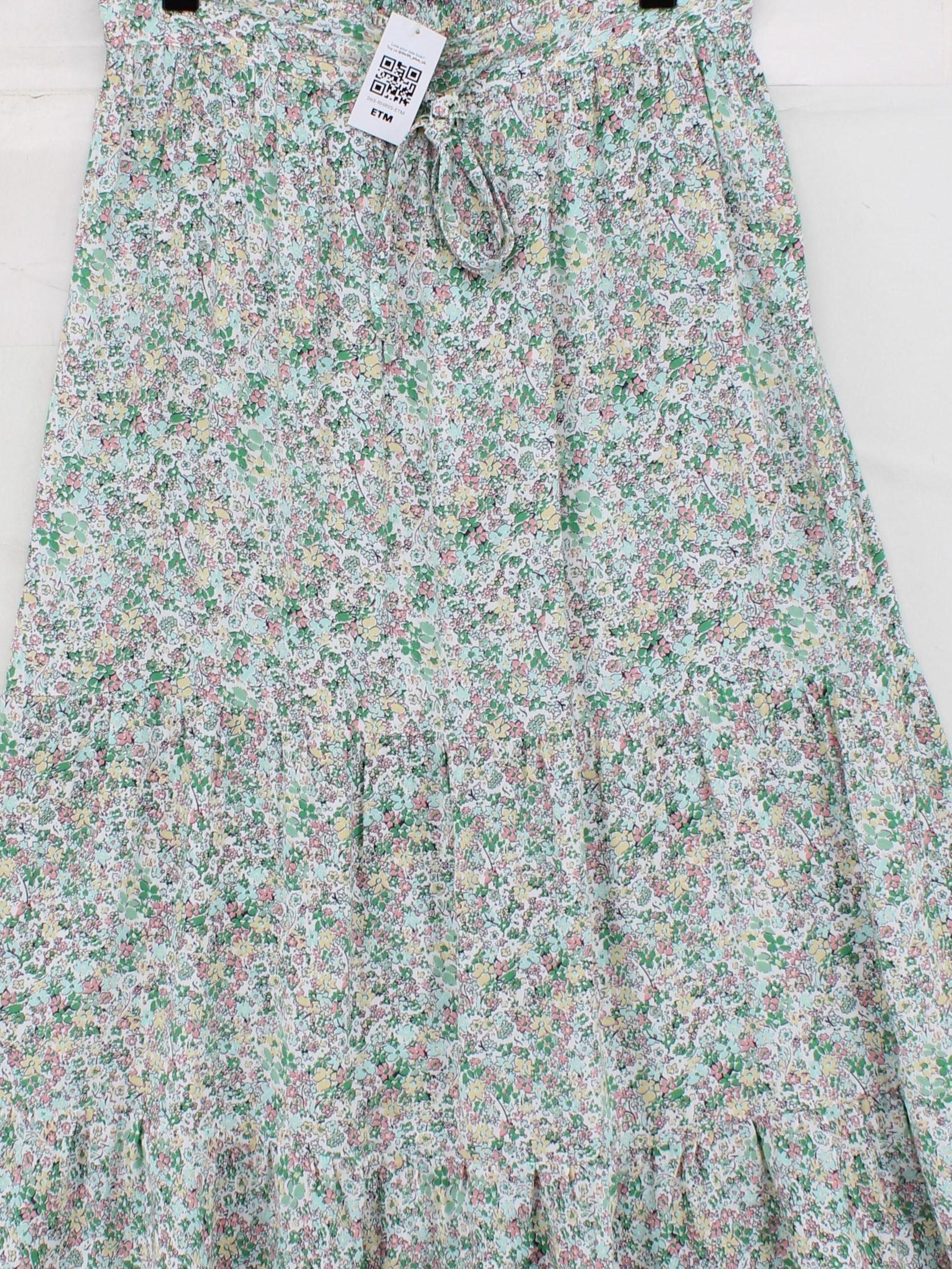 Fat Face Women's Maxi Skirt UK 12 Multi Floral 100% Viscose Long Maxi - Image 3