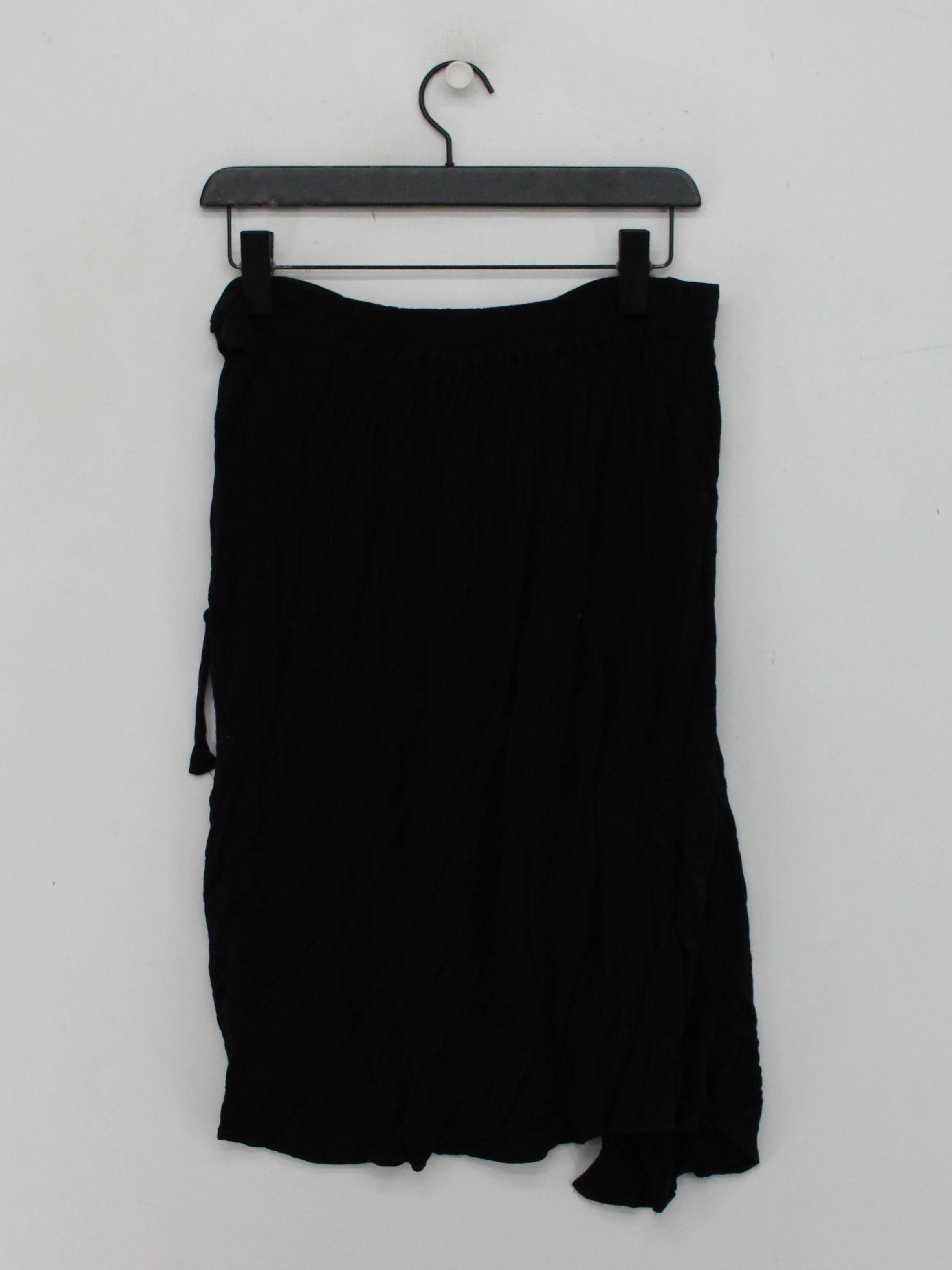 Fat Face Women's Midi Skirt L Black 100% Viscose Midi Wrap - Image 2