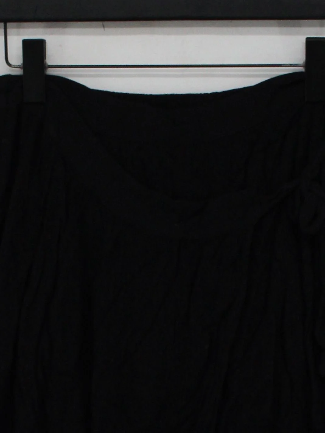 Fat Face Women's Midi Skirt L Black 100% Viscose Midi Wrap - Image 3