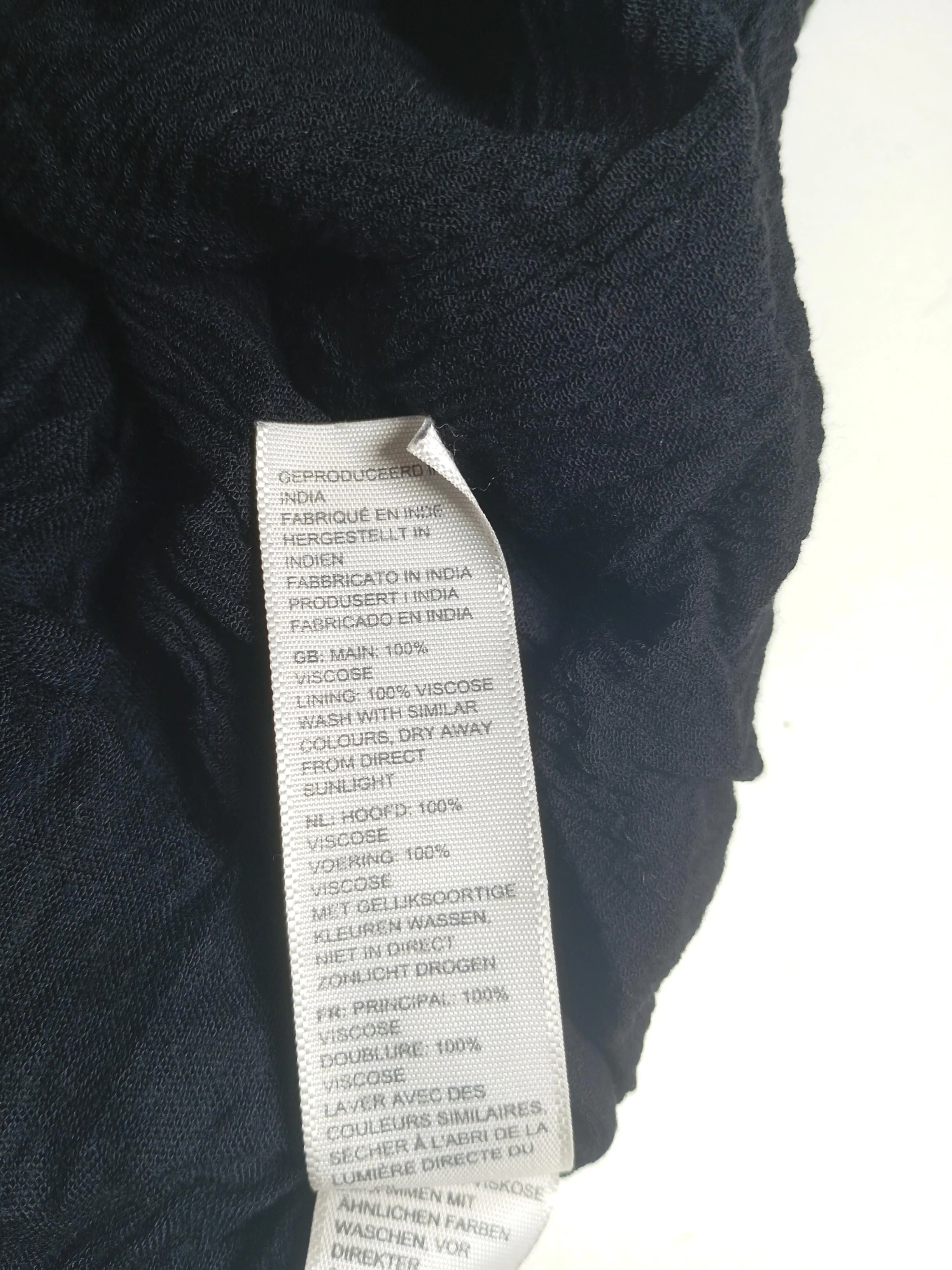 Fat Face Women's Midi Skirt L Black 100% Viscose Midi Wrap - Image 6