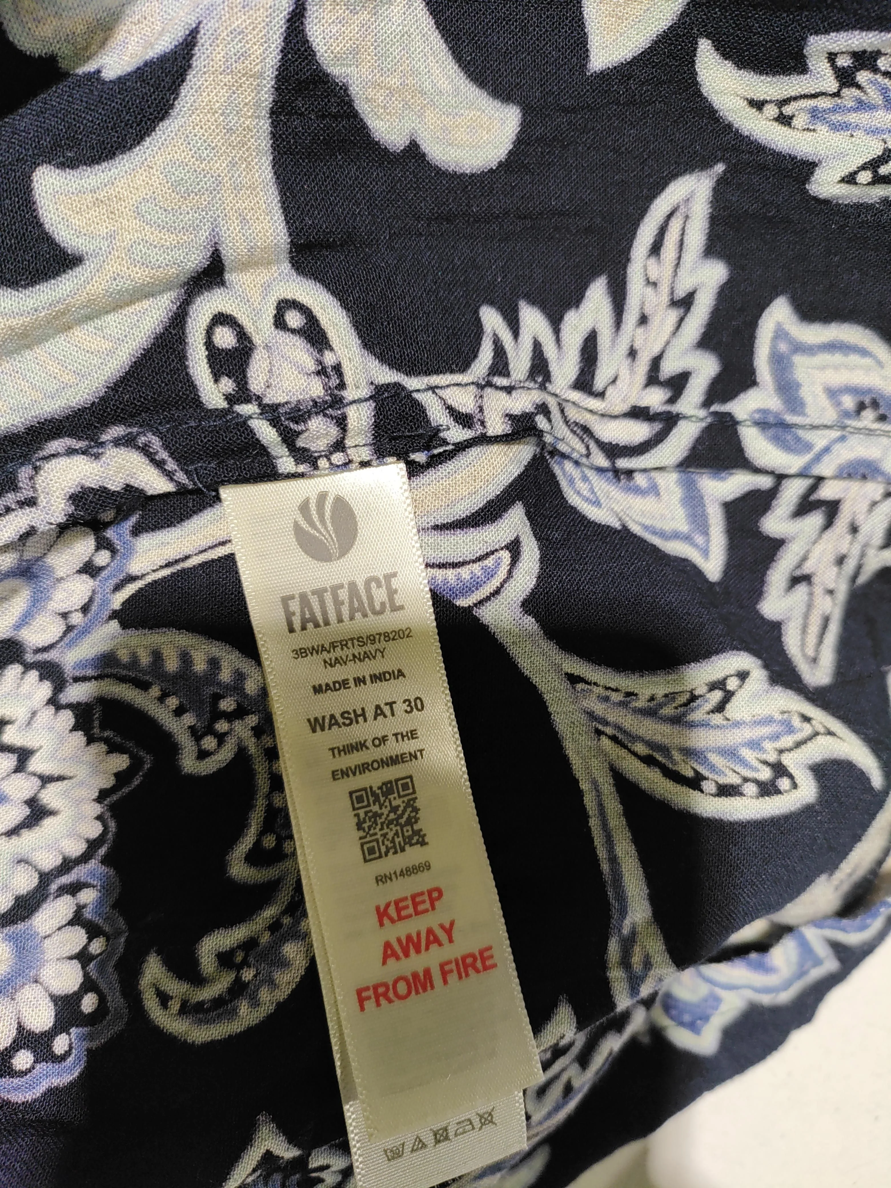 Fat Face Women's Midi Skirt UK 12 Black Floral 100% Other Midi A-Line - Image 6