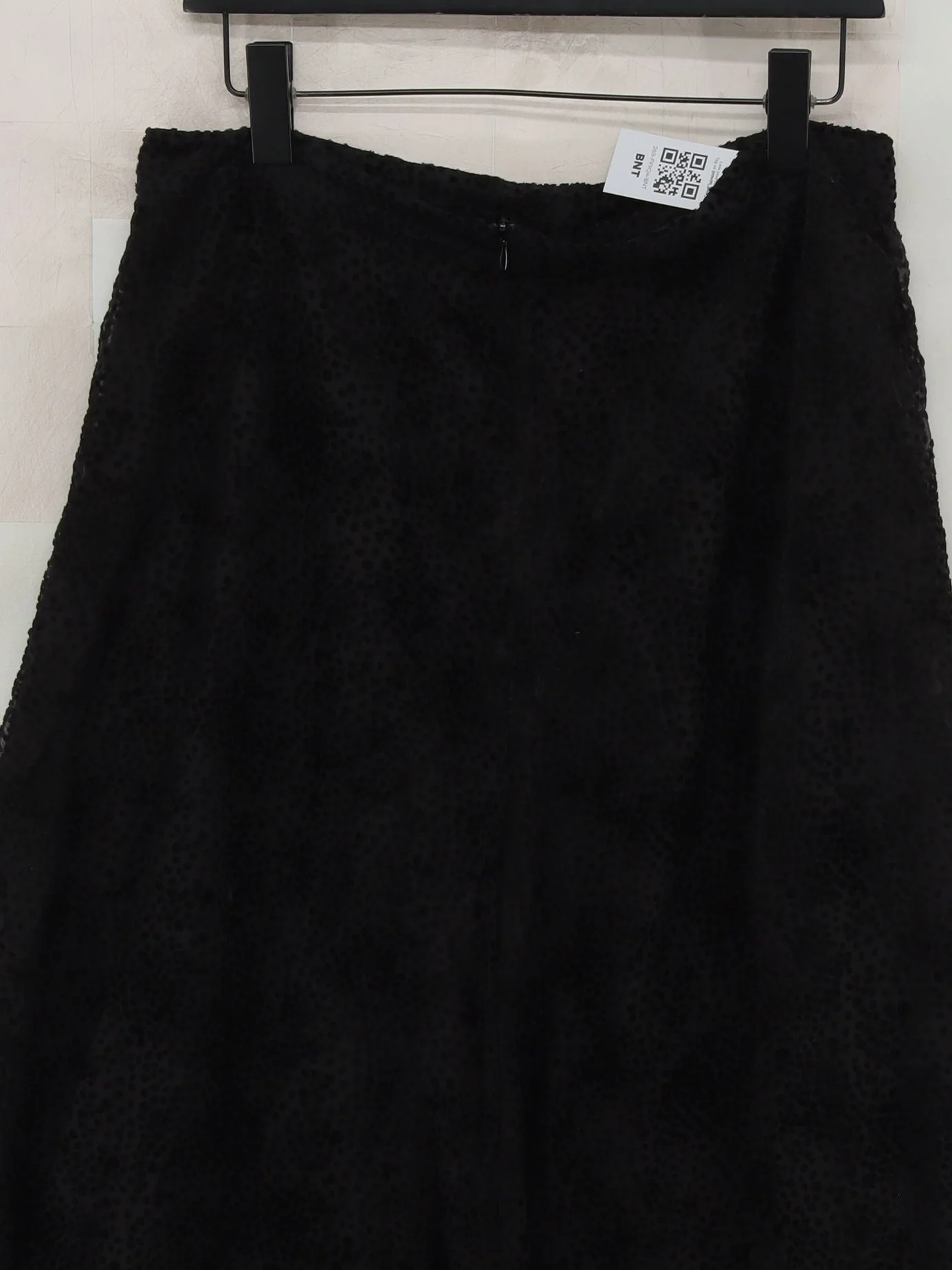 Fat Face Women's Midi Skirt UK 14 Black Nylon with Viscose A-Line - Image 3