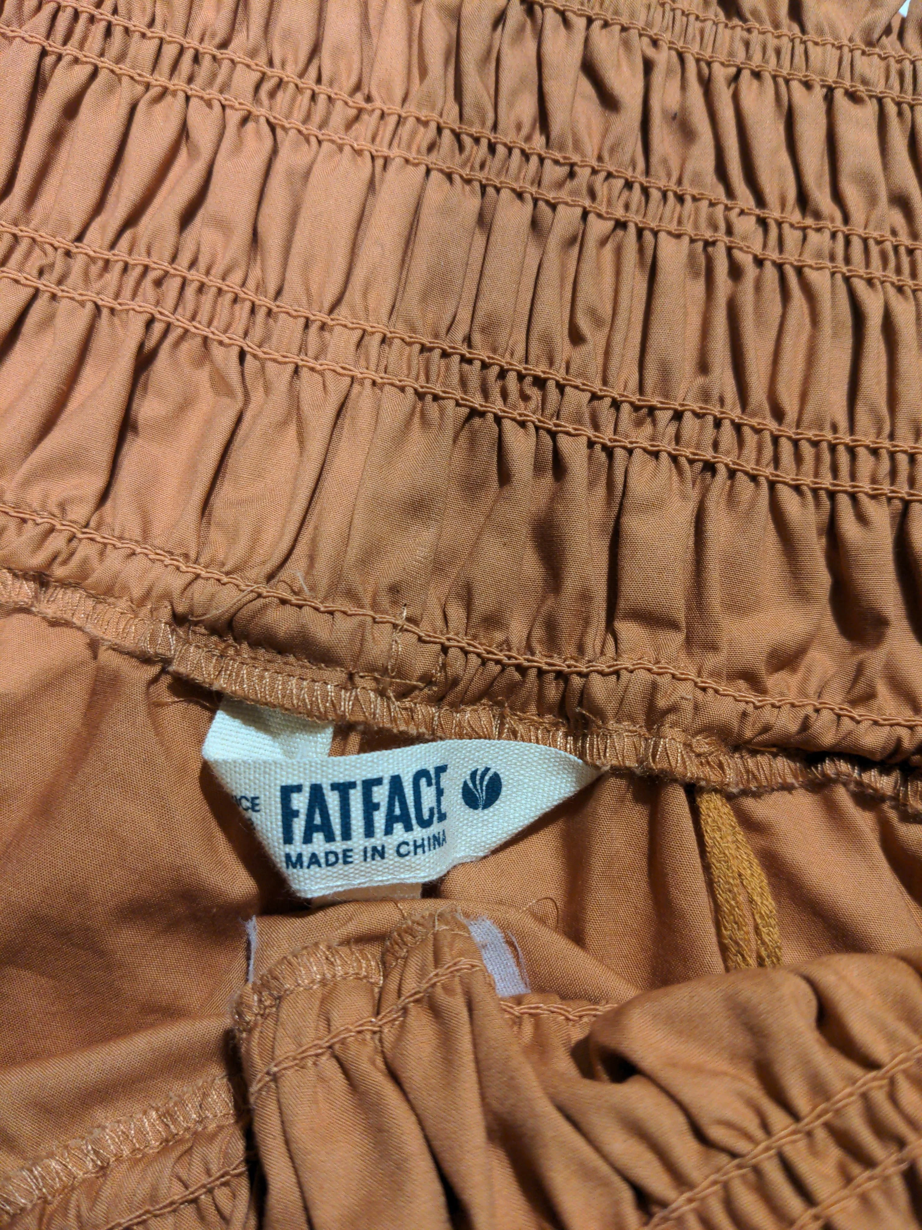 Fat Face Women's Midi Skirt UK 22 Orange 100% Cotton Midi A-Line - Image 5