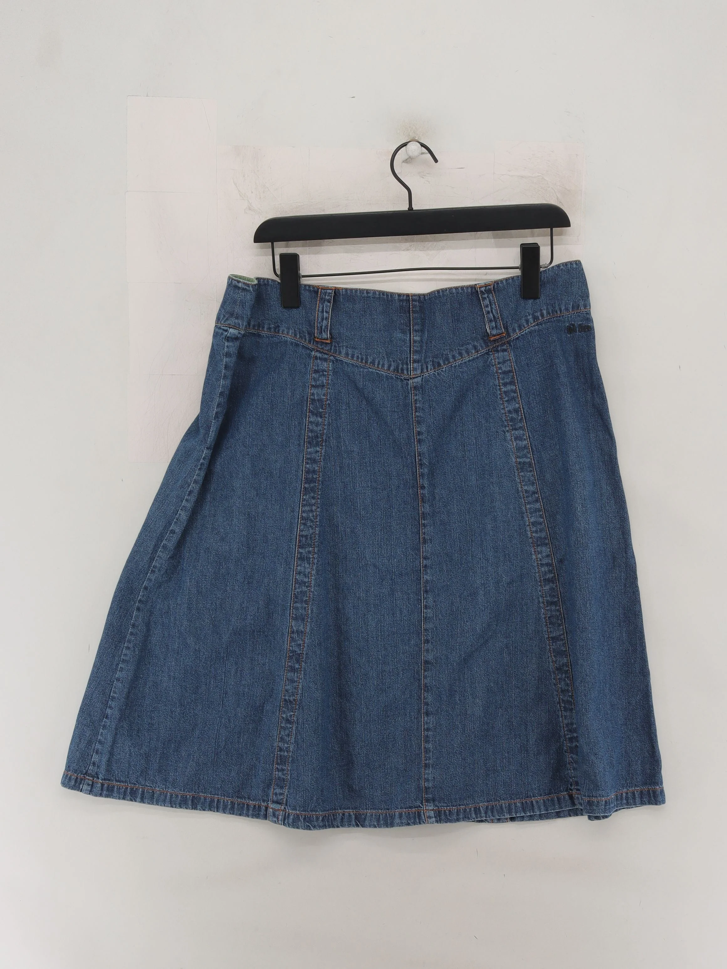 Fat Face Women's Mini Skirt UK 14 Blue 100% Cotton Short Mini - Image 2