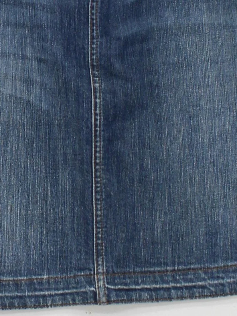 Fat Face Women's Mini Skirt UK 14 Blue Cotton with Elastane Short Mini - Image 4