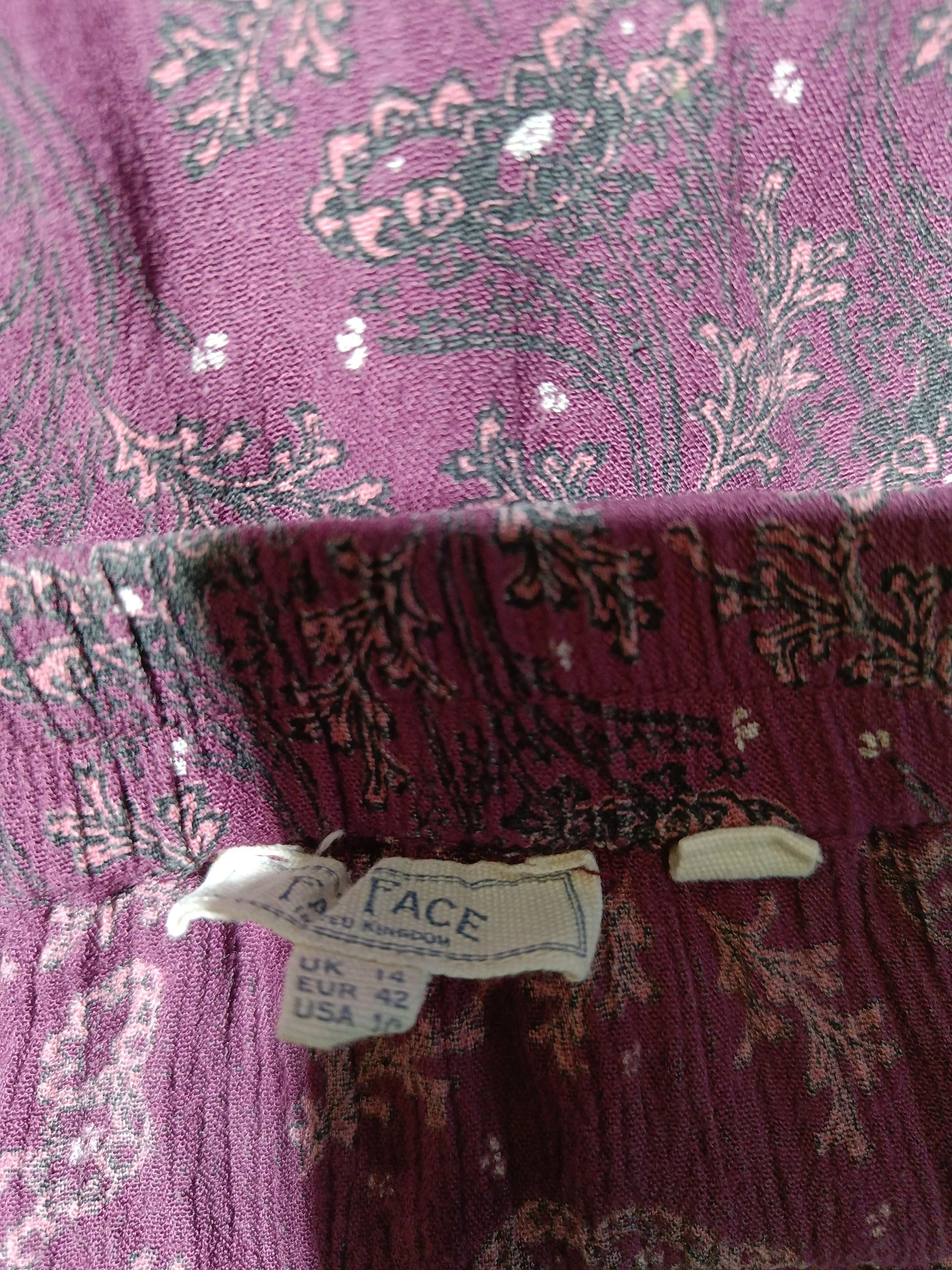Fat Face Women's Mini Skirt UK 14 Red Paisley 100% Other Short Mini - Image 5