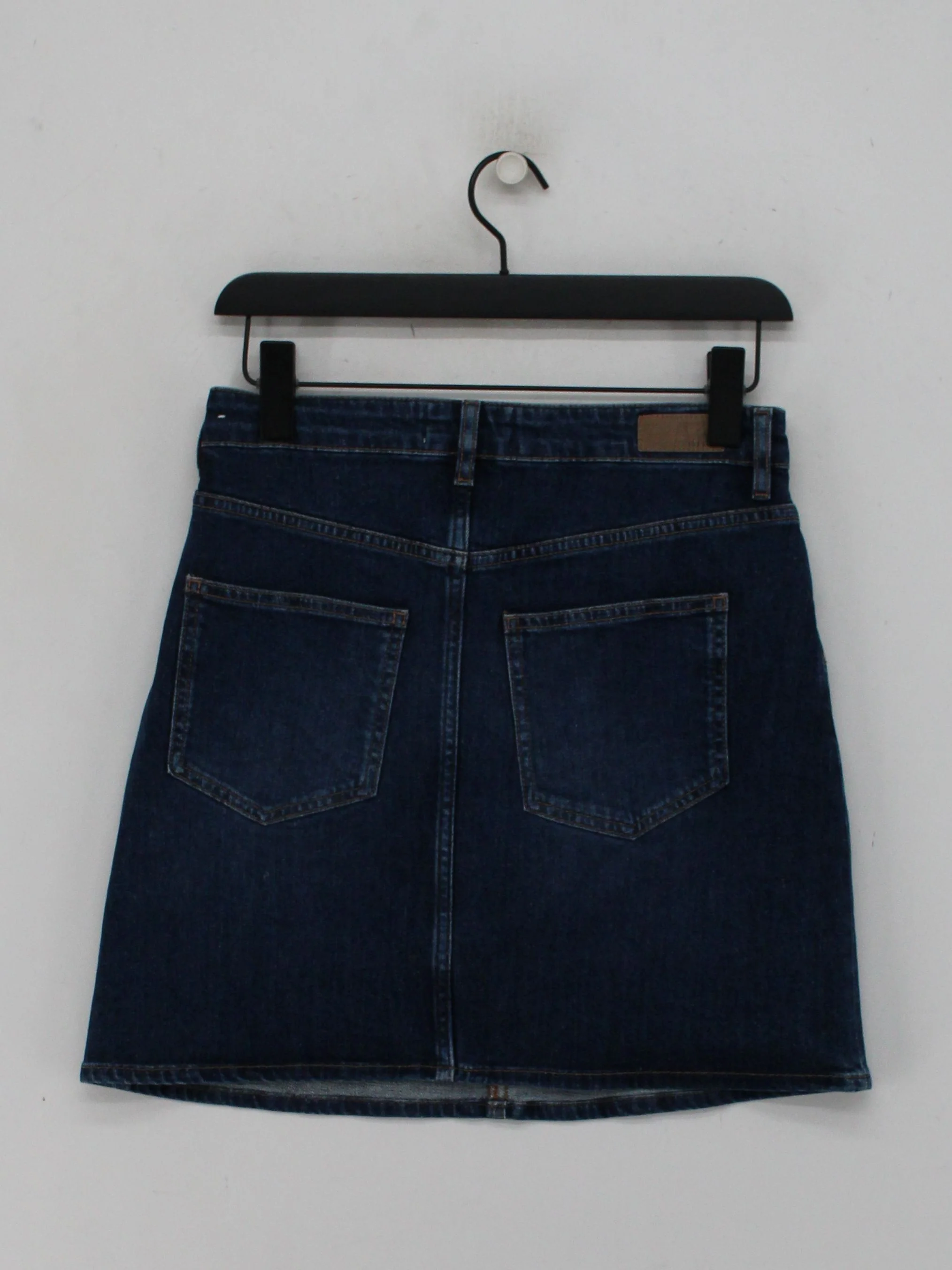 Fat Face Women's Mini Skirt UK 8 Blue Cotton with Elastane Short Mini - Image 2