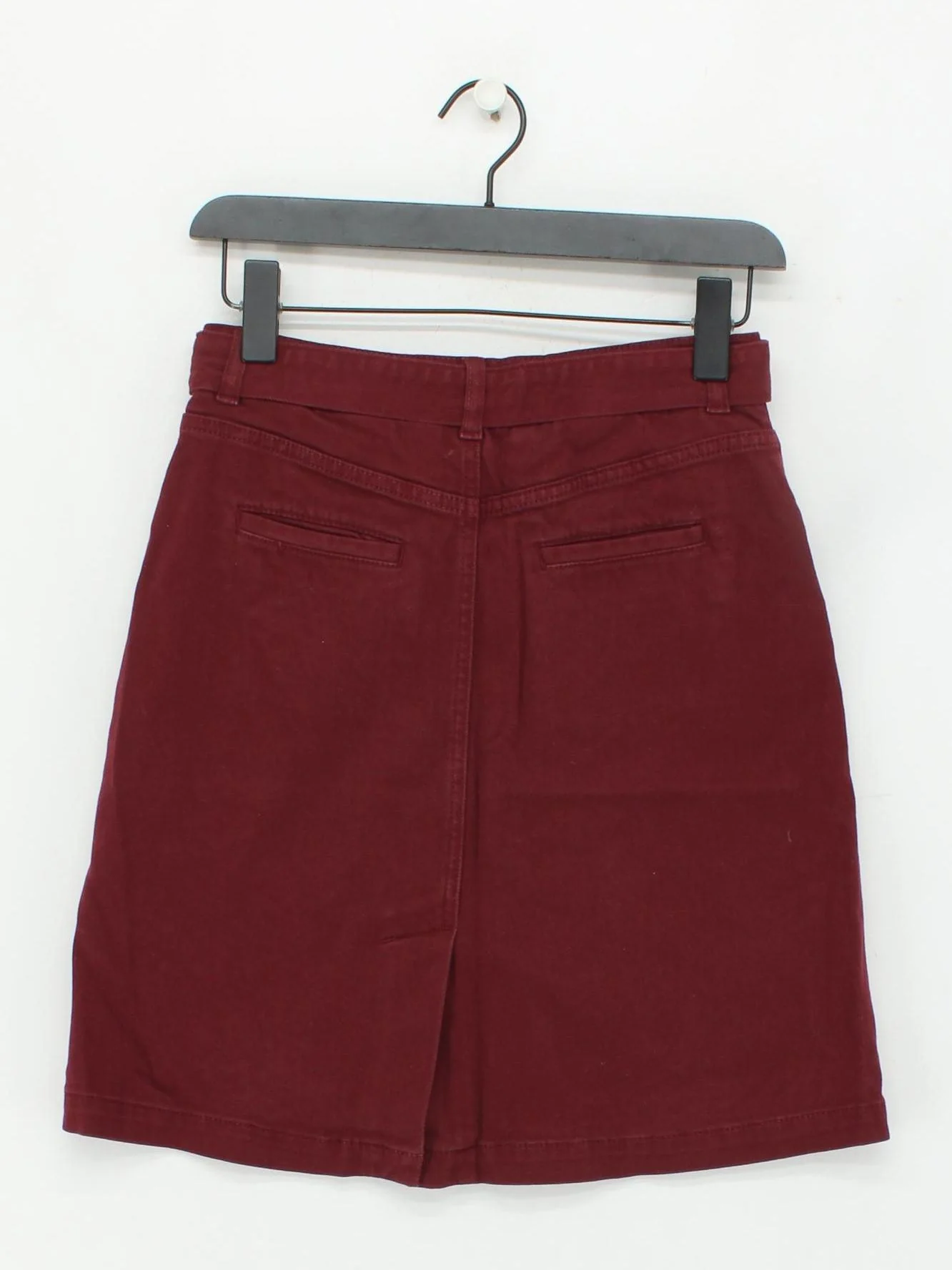 Fat Face Women's Mini Skirt UK 8 Red Cotton with Elastane Short Mini - Image 2