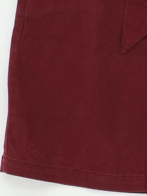 Fat Face Women's Mini Skirt UK 8 Red Cotton with Elastane Short Mini - Image 4