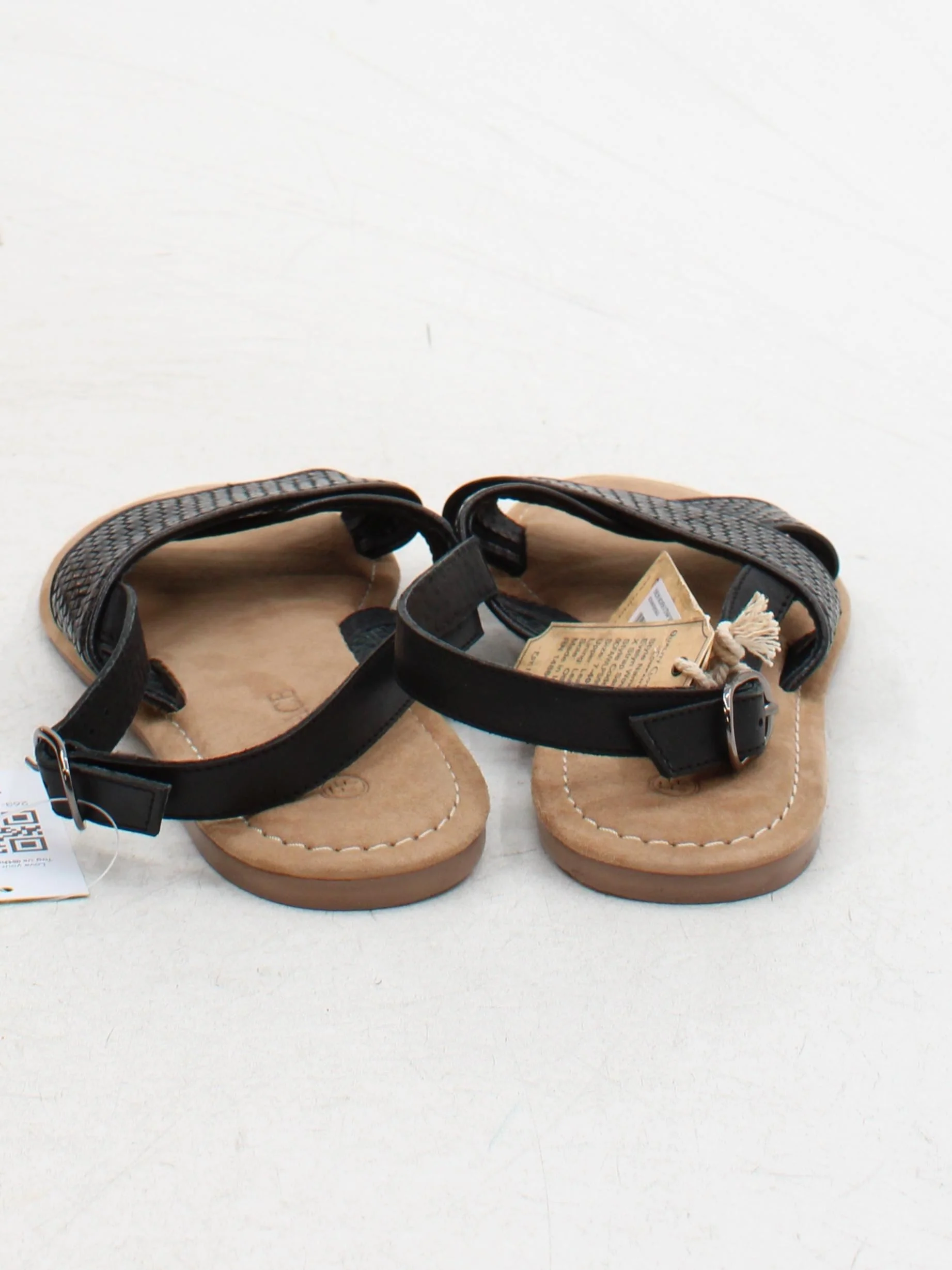 Fat Face Women's Sandals UK 6.5 Black Leather with Other Strappy New with tags - Image 3