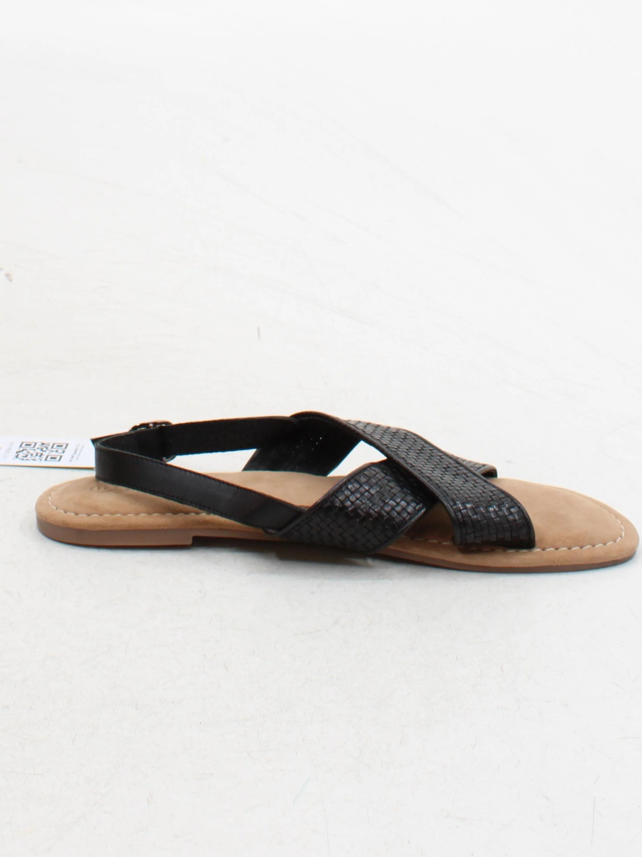 Fat Face Women's Sandals UK 6.5 Black Leather with Other Strappy New with tags - Image 5