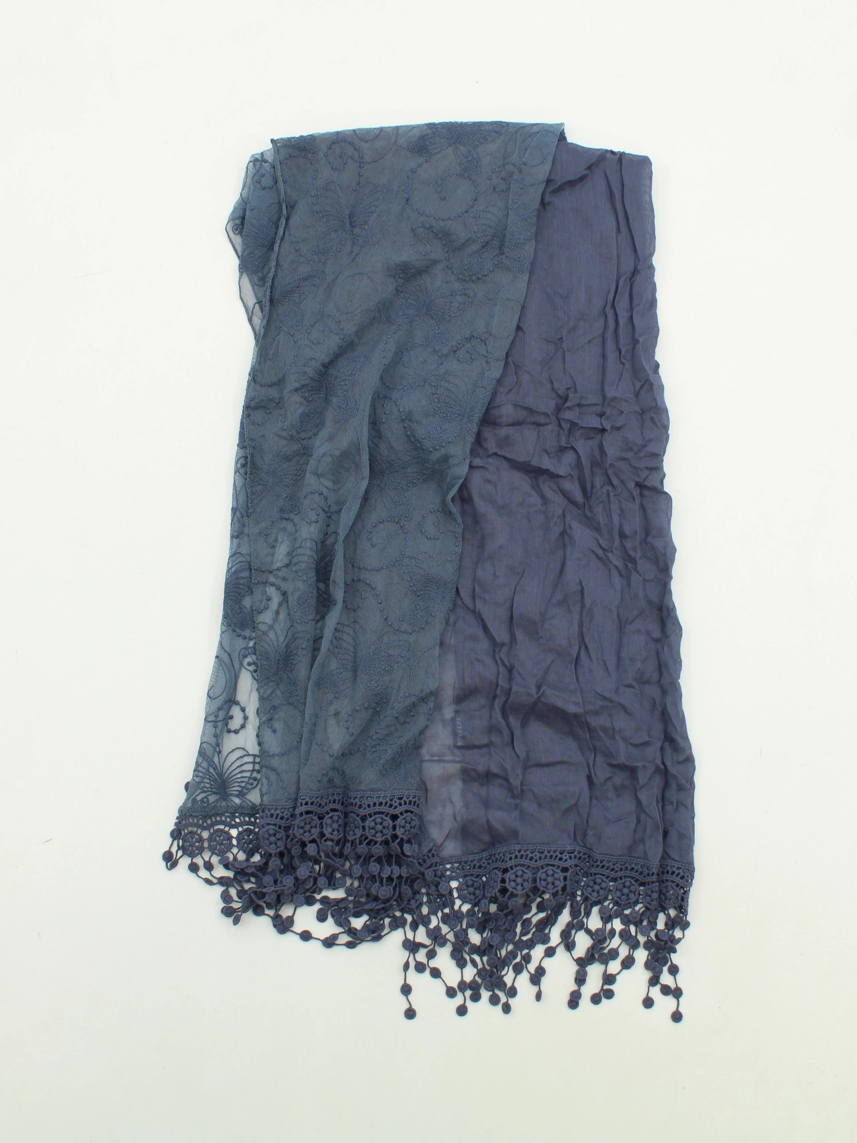 Fat Face Women's Scarf Blue 100% Other Rectangle Scarf - Image 2
