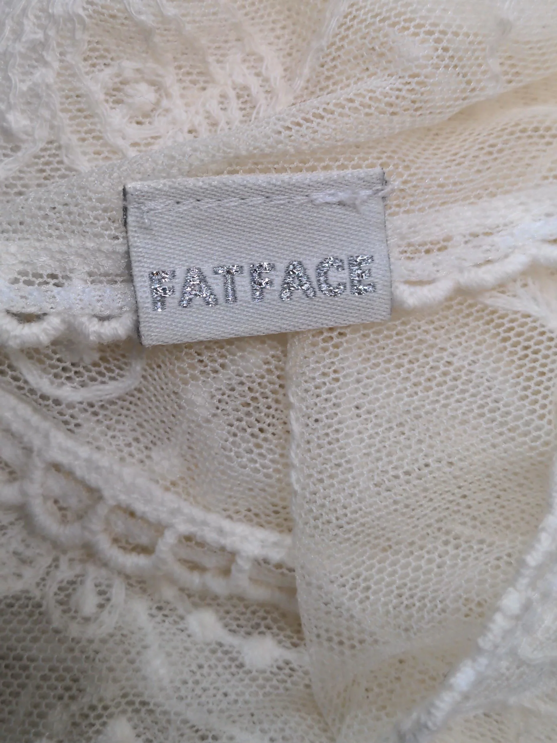 Fat Face Women's Scarf Cream Floral 100% Other Rectangle Scarf - Image 6