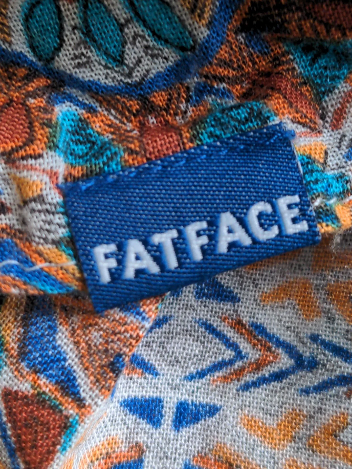 Fat Face Women's Scarf Multi Geometric 100% Other Rectangle Scarf - Image 5