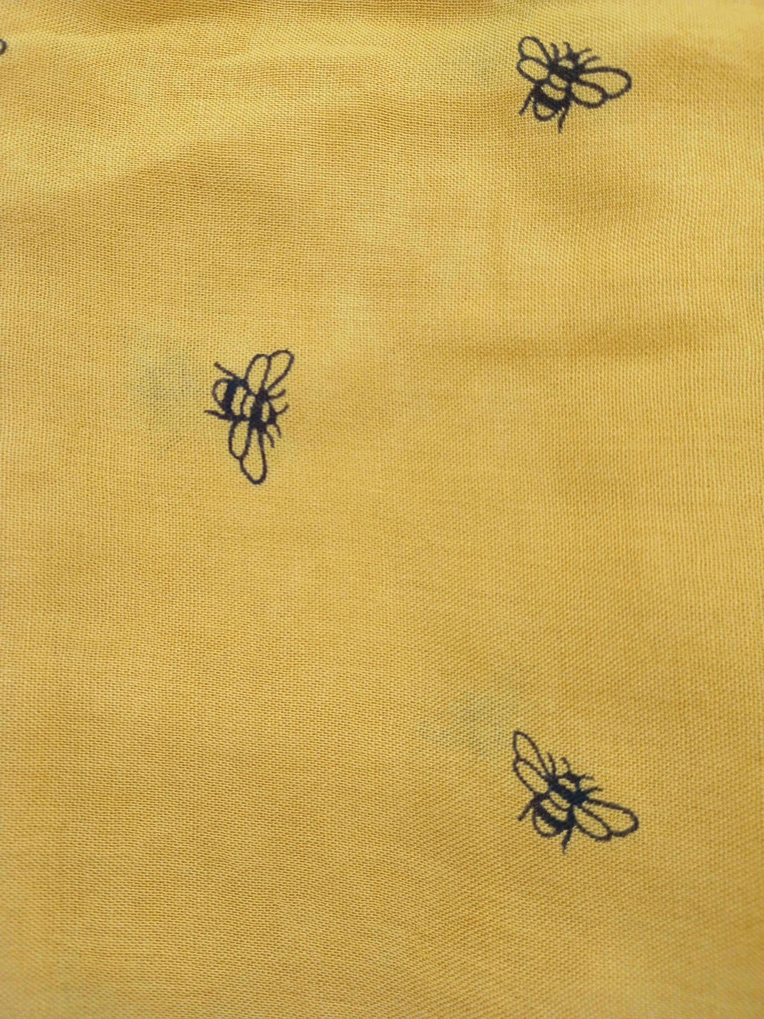 Fat Face Women's Scarf Yellow Graphic 100% Other Rectangle Scarf - Image 3