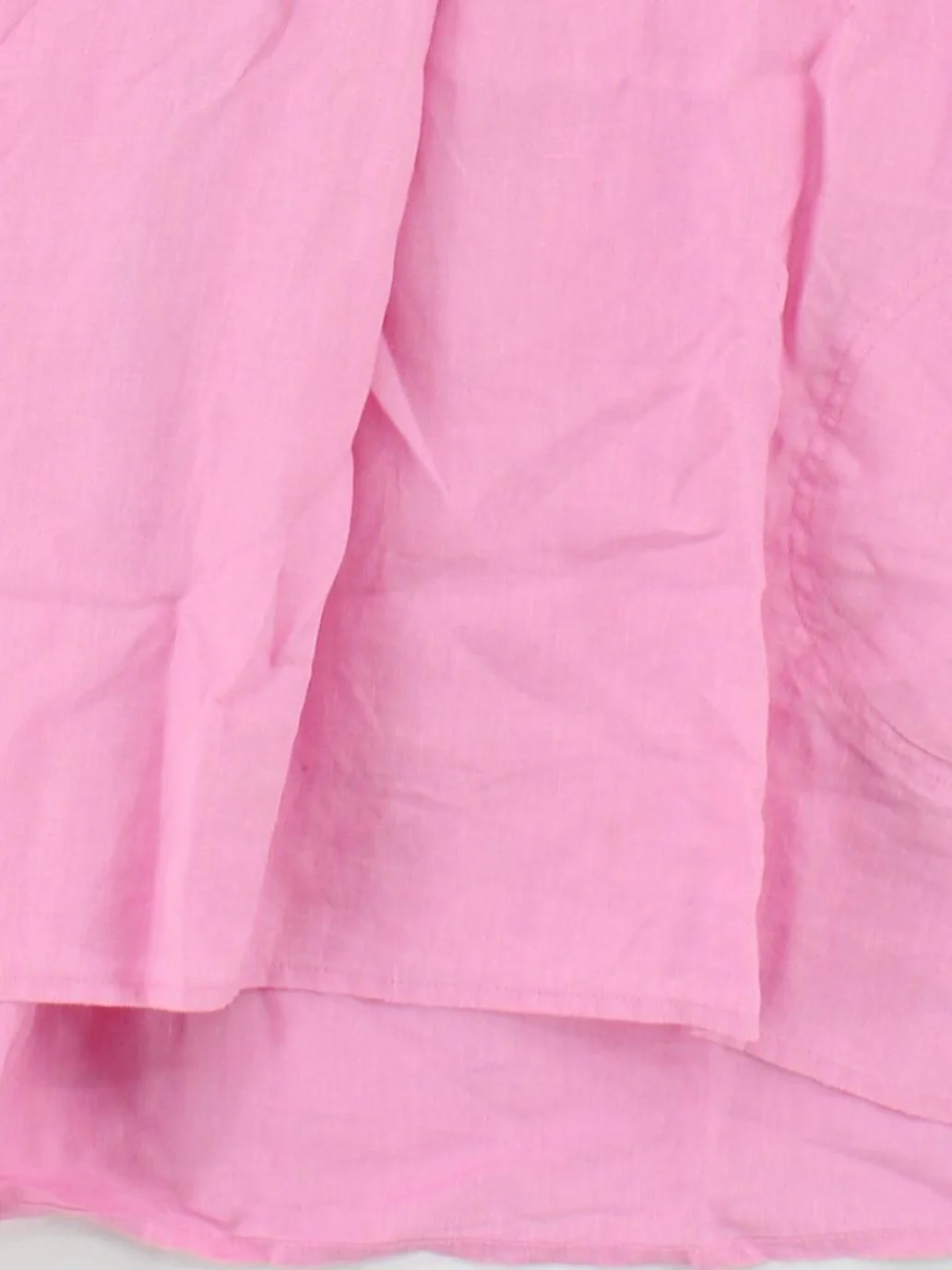 Fat Face Women's Shirt UK 12 Pink 100% Linen Long Sleeve Collared Basic - Image 4