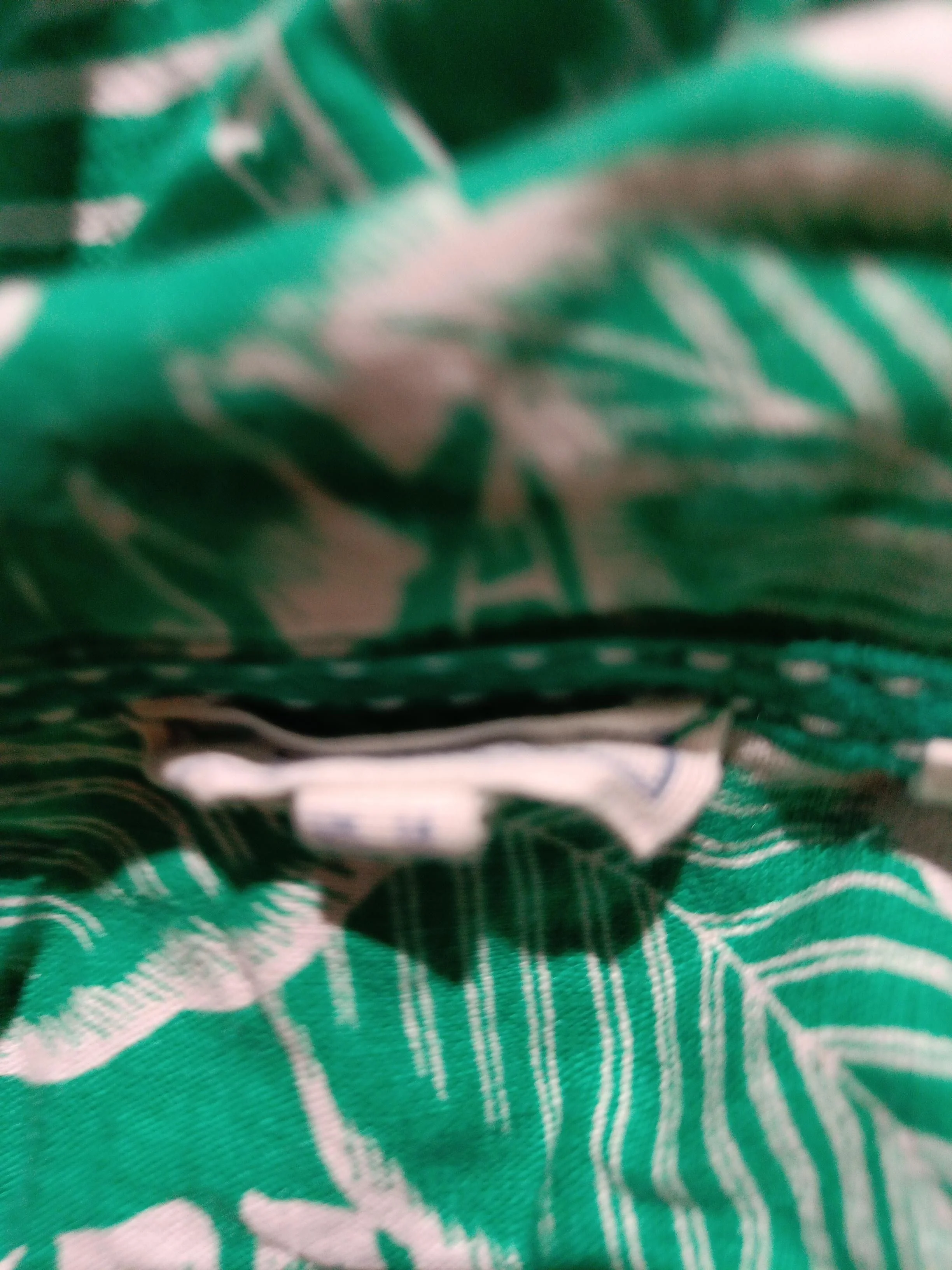 Fat Face Women's Shirt UK 14 Green Floral 100% Other Short Sleeve Collared Basic - Image 5