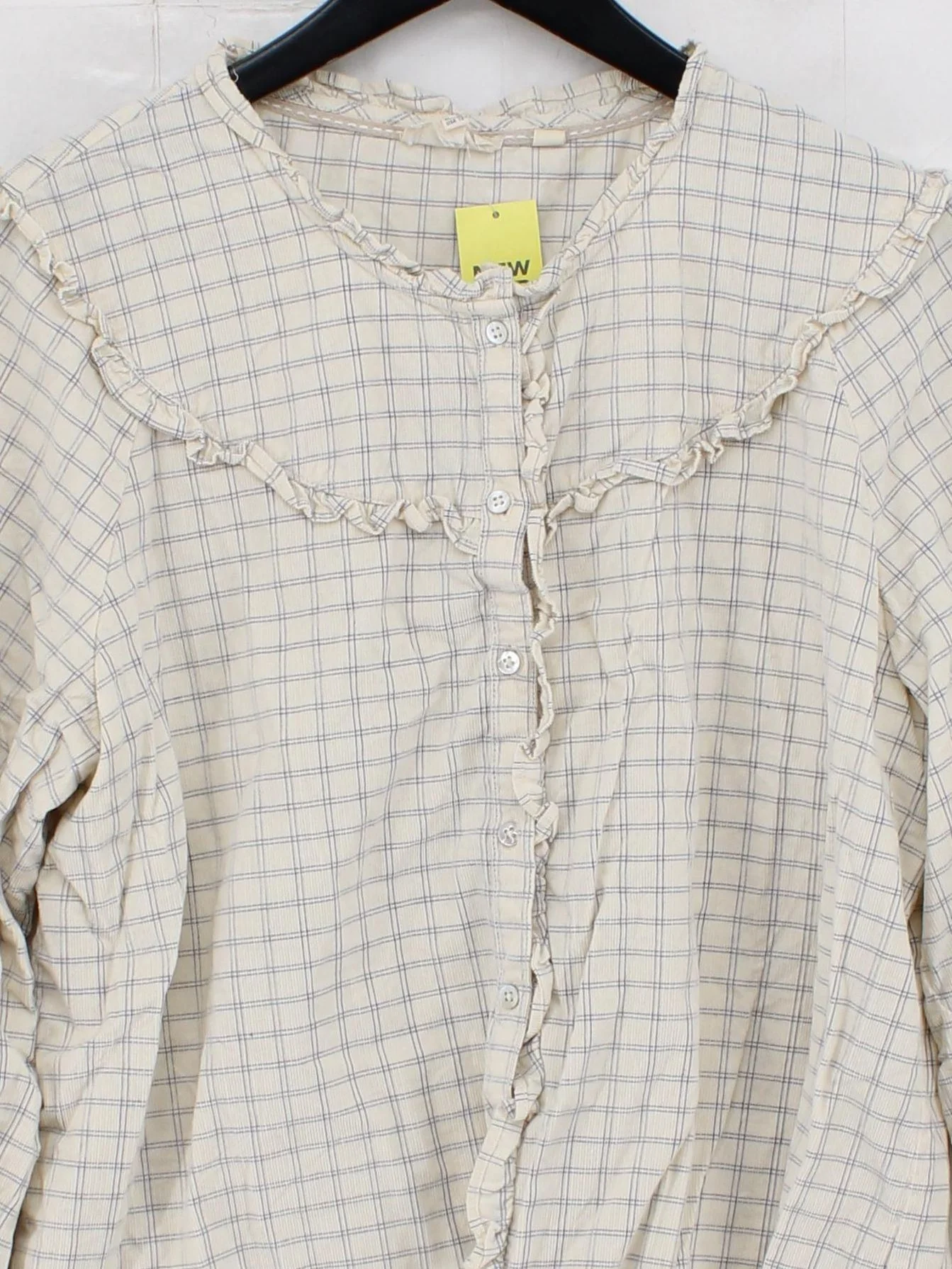 Fat Face Women's Shirt UK 16 Cream 100% Cotton Basic - Image 3