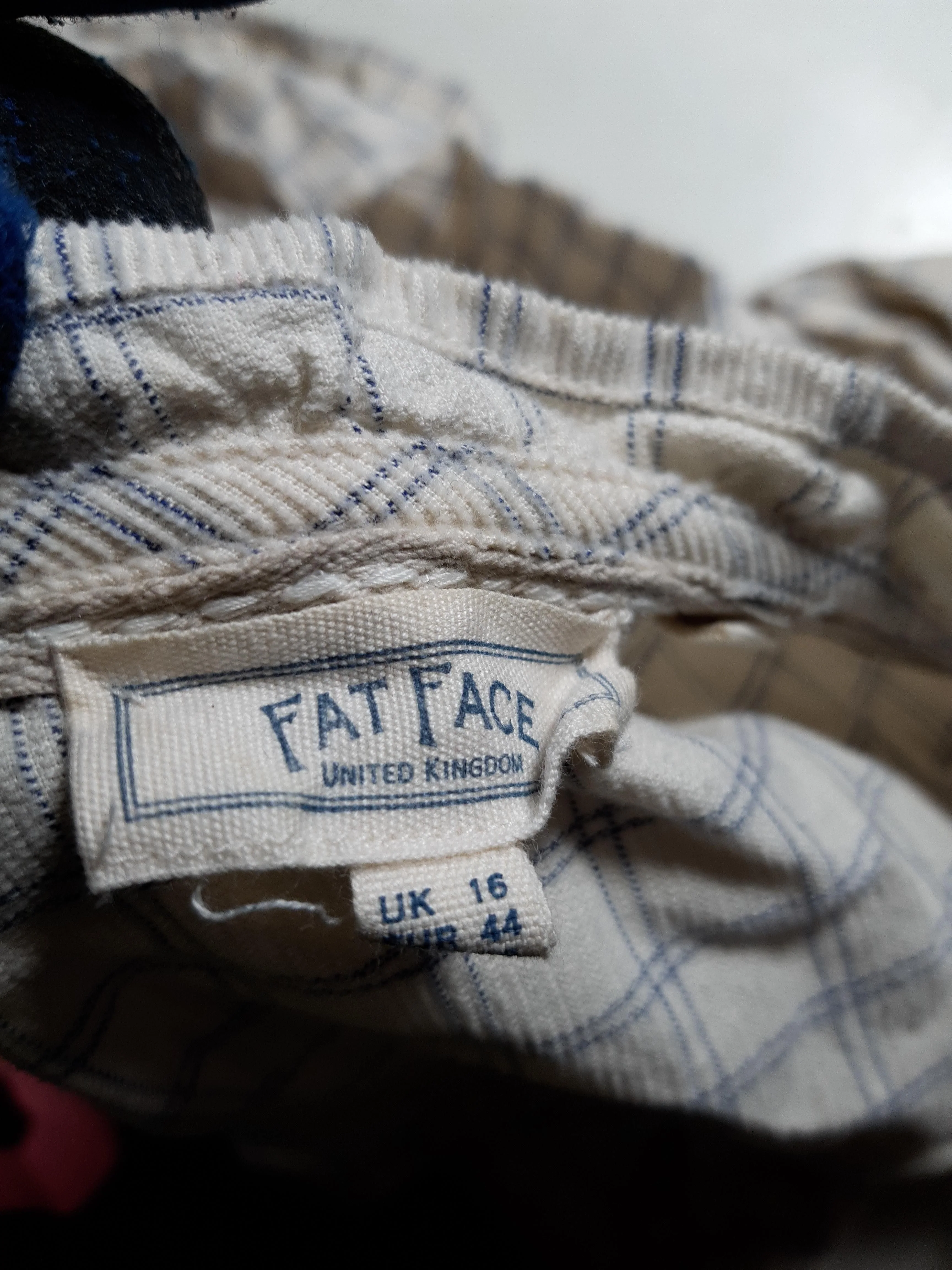 Fat Face Women's Shirt UK 16 Cream 100% Cotton Basic - Image 5