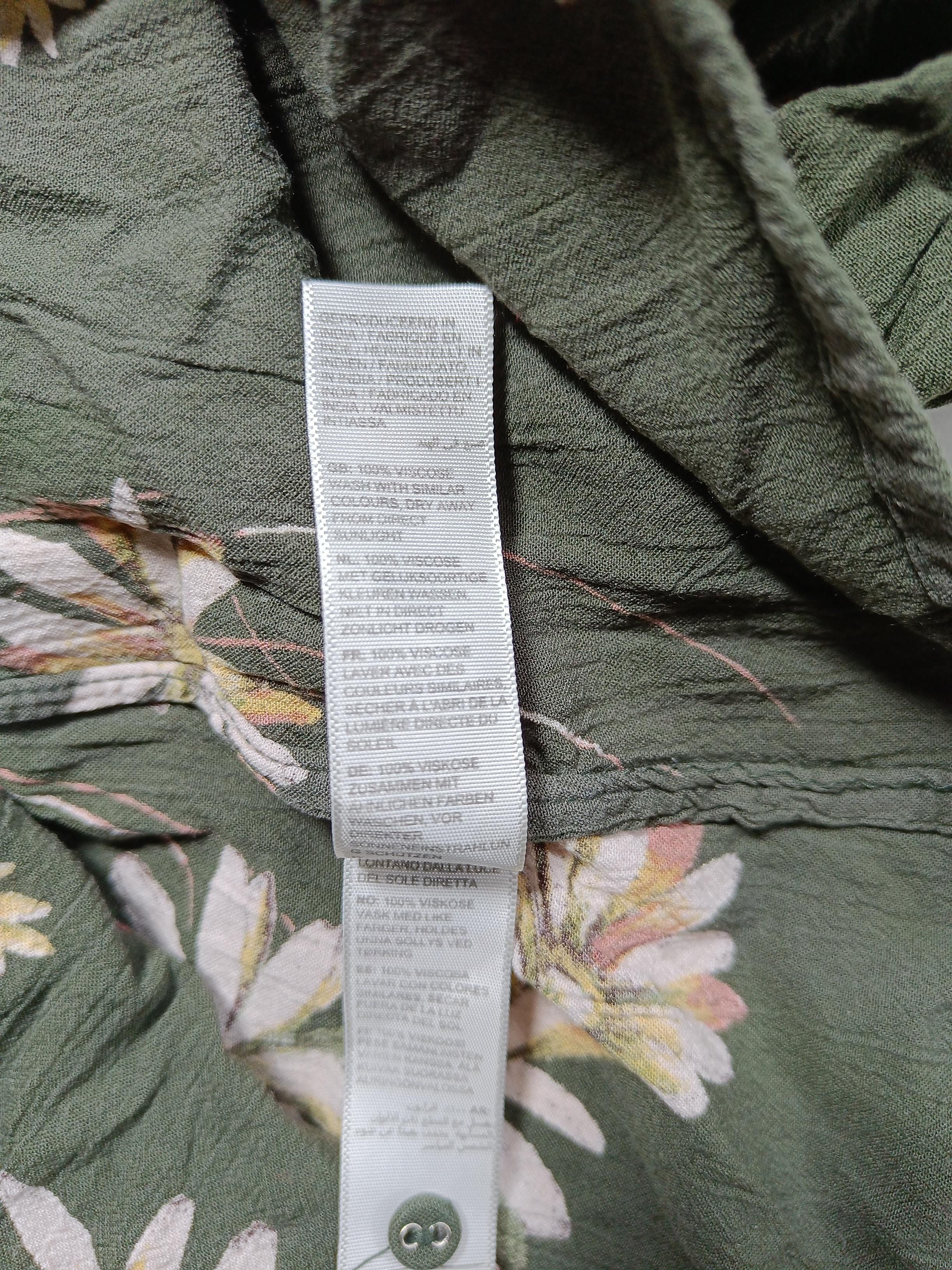 Fat Face Women's Shirt UK 16 Green 100% Viscose Basic - Image 6