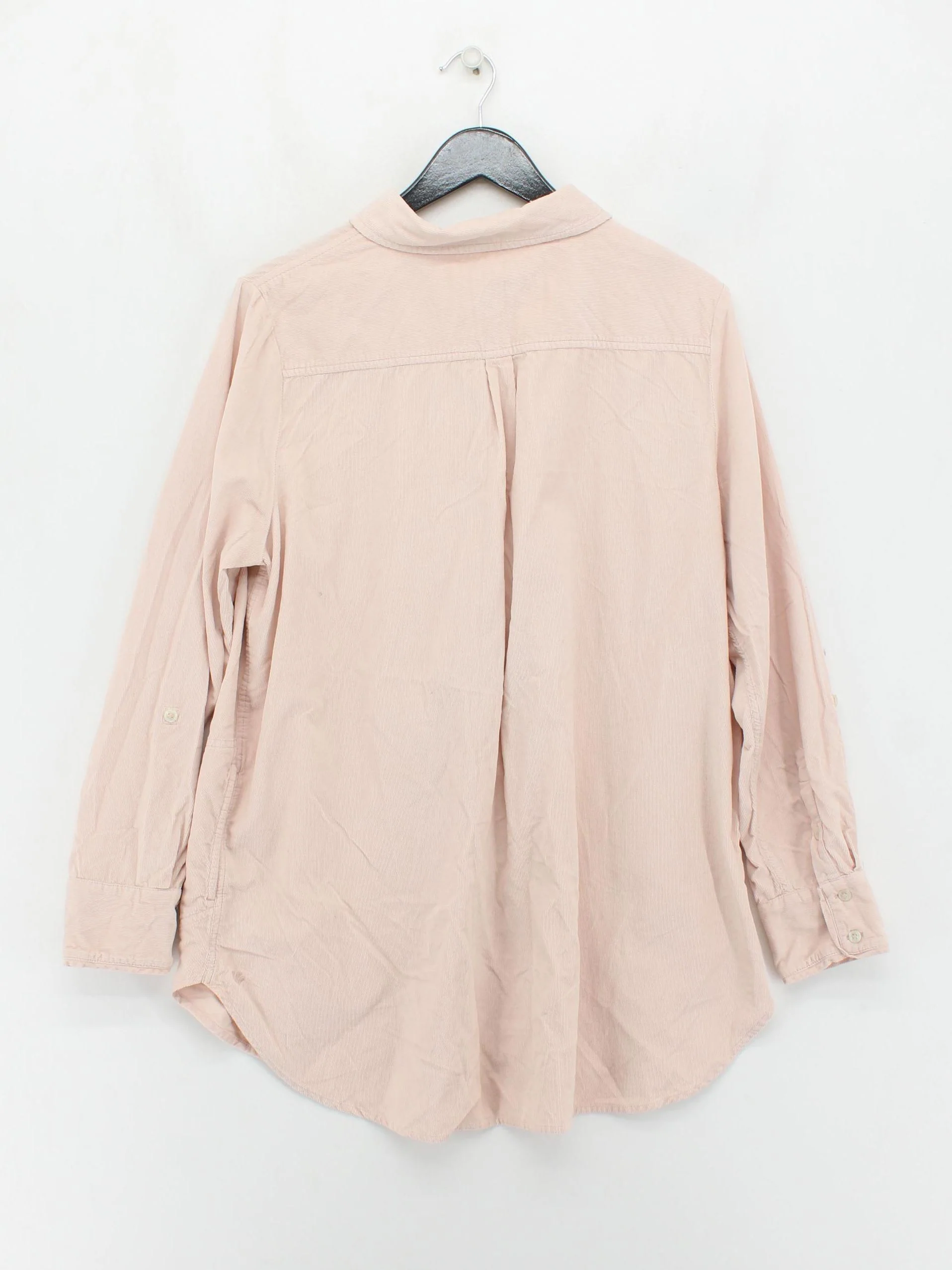 Fat Face Women's Shirt UK 18 Pink 100% Cotton Long Sleeve Collared Basic - Image 2