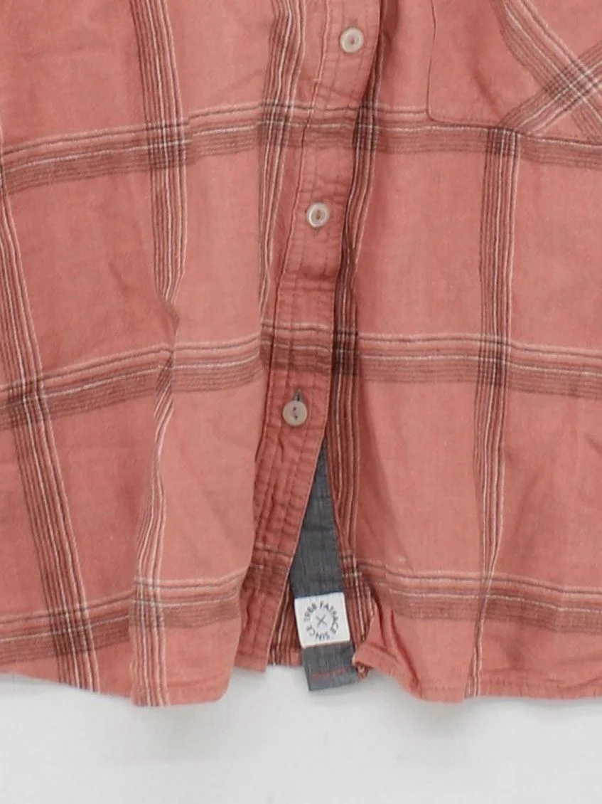 Fat Face Women's Shirt UK 18 Red Linen with Viscose Basic - Image 4