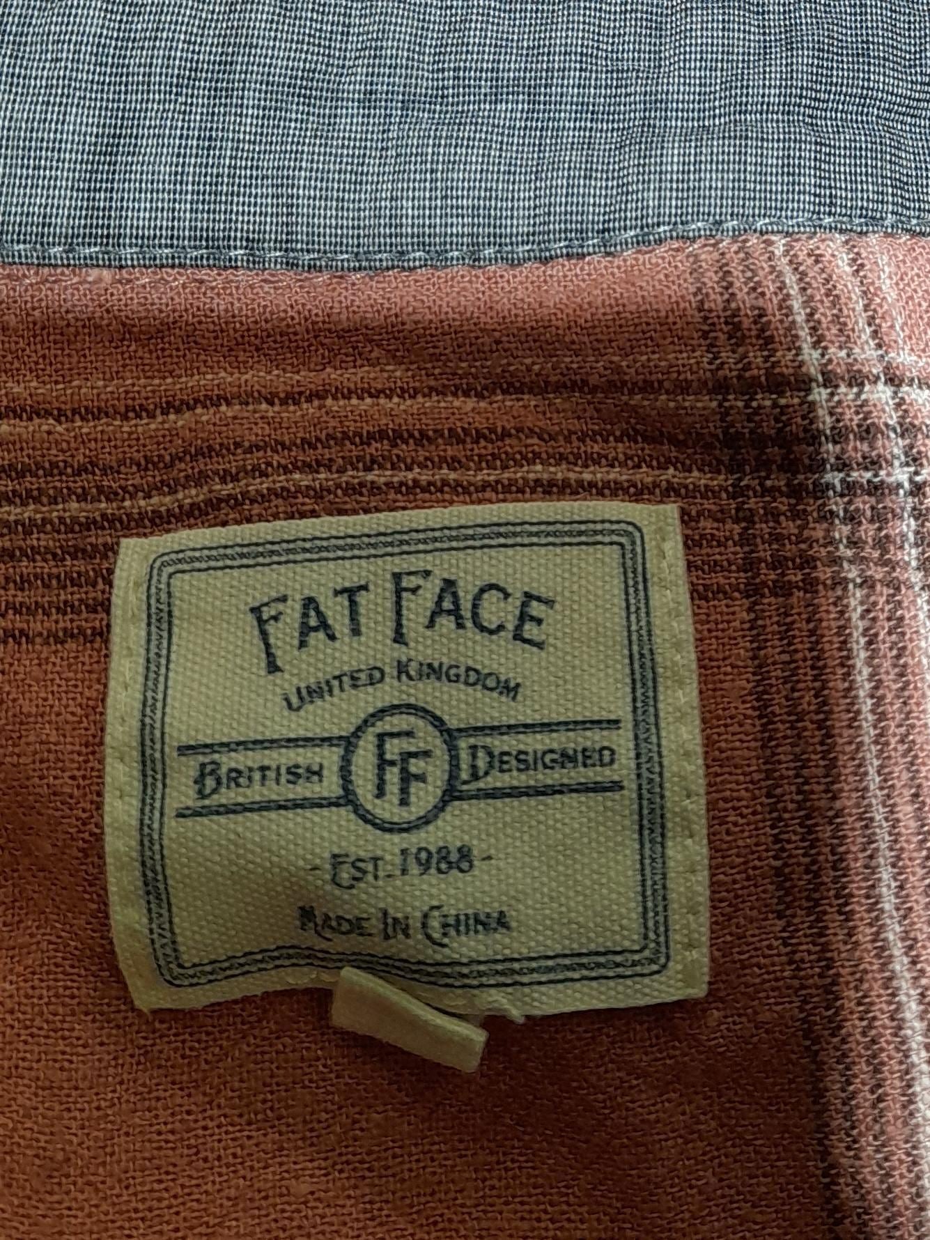 Fat Face Women's Shirt UK 18 Red Linen with Viscose Basic - Image 5