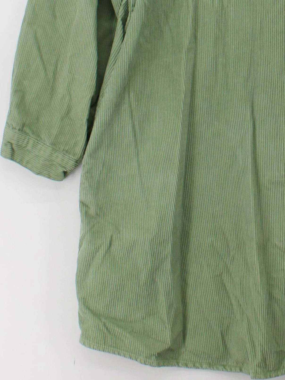 Fat Face Women's Shirt UK 24 Green 100% Cotton 3/4 Sleeve Collared Basic - Image 4