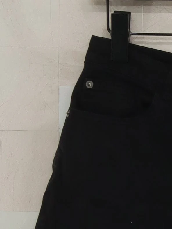 Fat Face Women's Shorts UK 10 Black Cotton with Elastane Cut-Off - Image 4