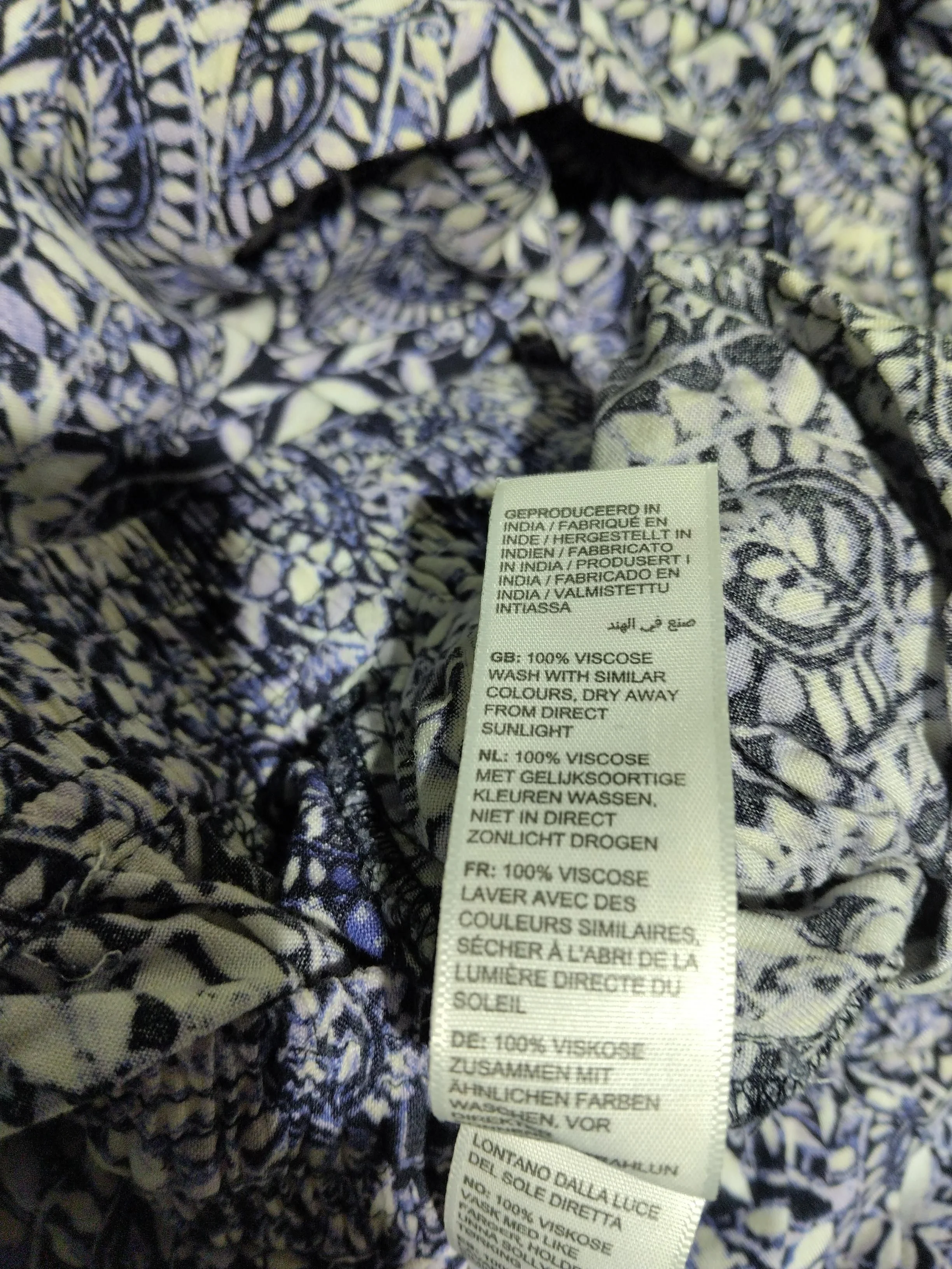Fat Face Women's Sports Bottoms M Multi Floral 100% Viscose Tapered Sweatpants - Image 6