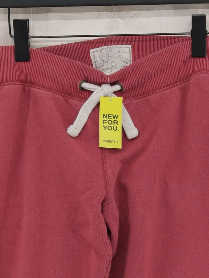 Fat Face Women's Sports Bottoms S Pink Cotton with Polyester Straight Sweatpants - Image 3