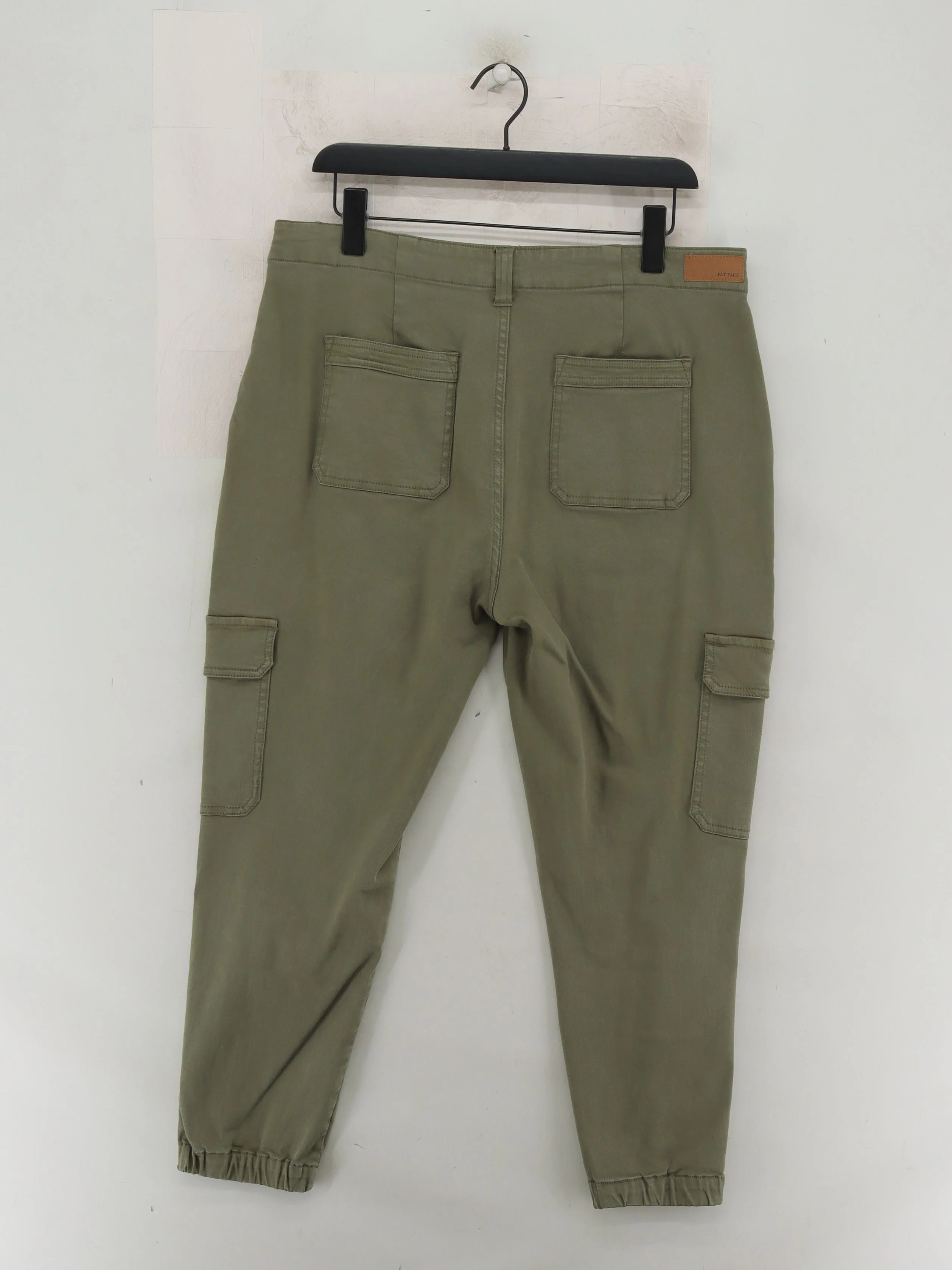 Fat Face Women's Sports Bottoms UK 16 Green 100% Other Sweatpants - Image 2