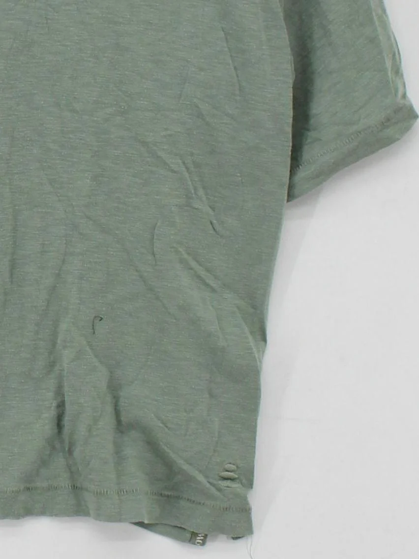 Fat Face Women's T-Shirt L Green Cotton with Lyocell Modal Basic - Image 4