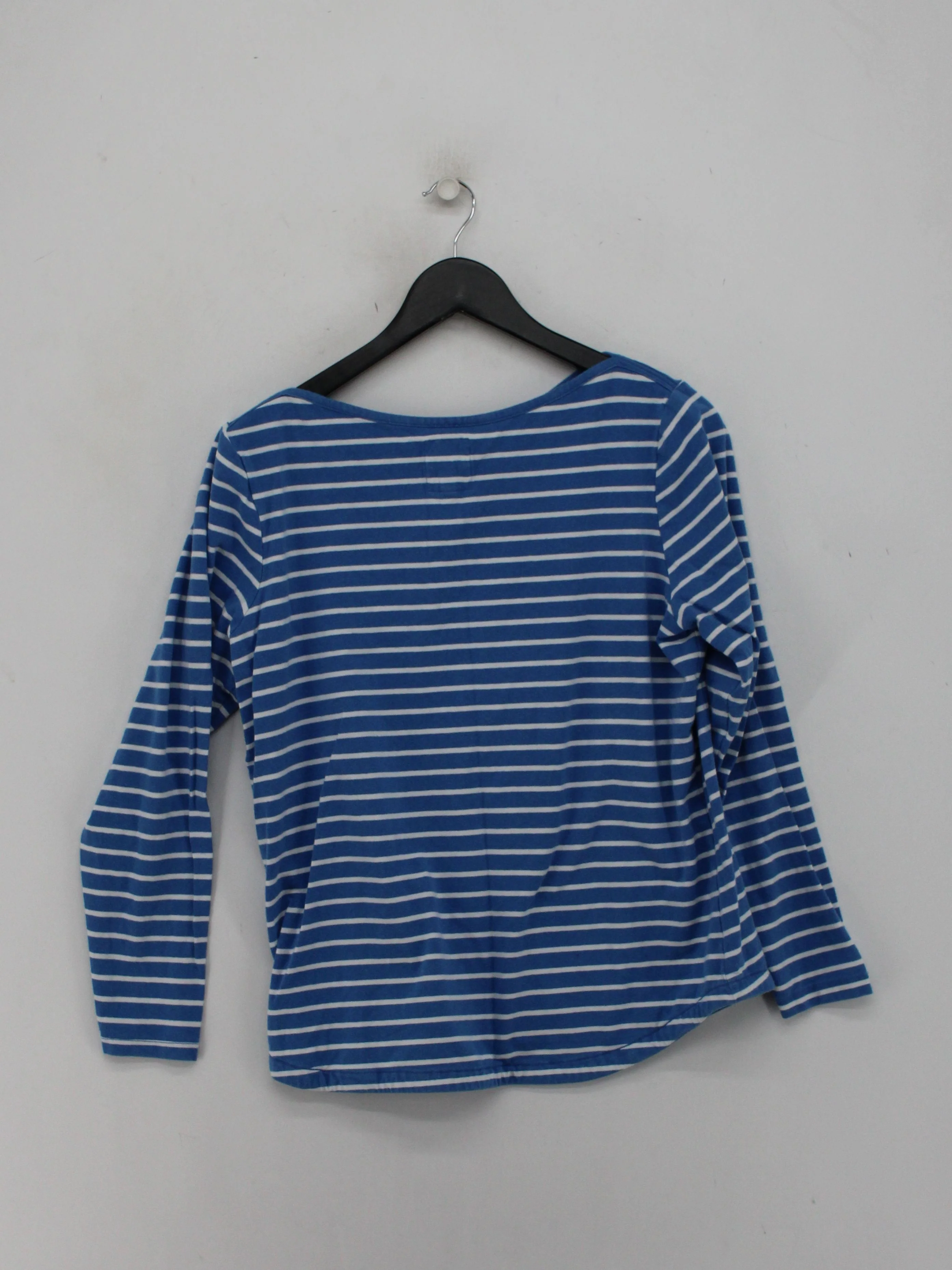 Fat Face Women's T-Shirt M Blue Cotton with Elastane Basic - Image 2