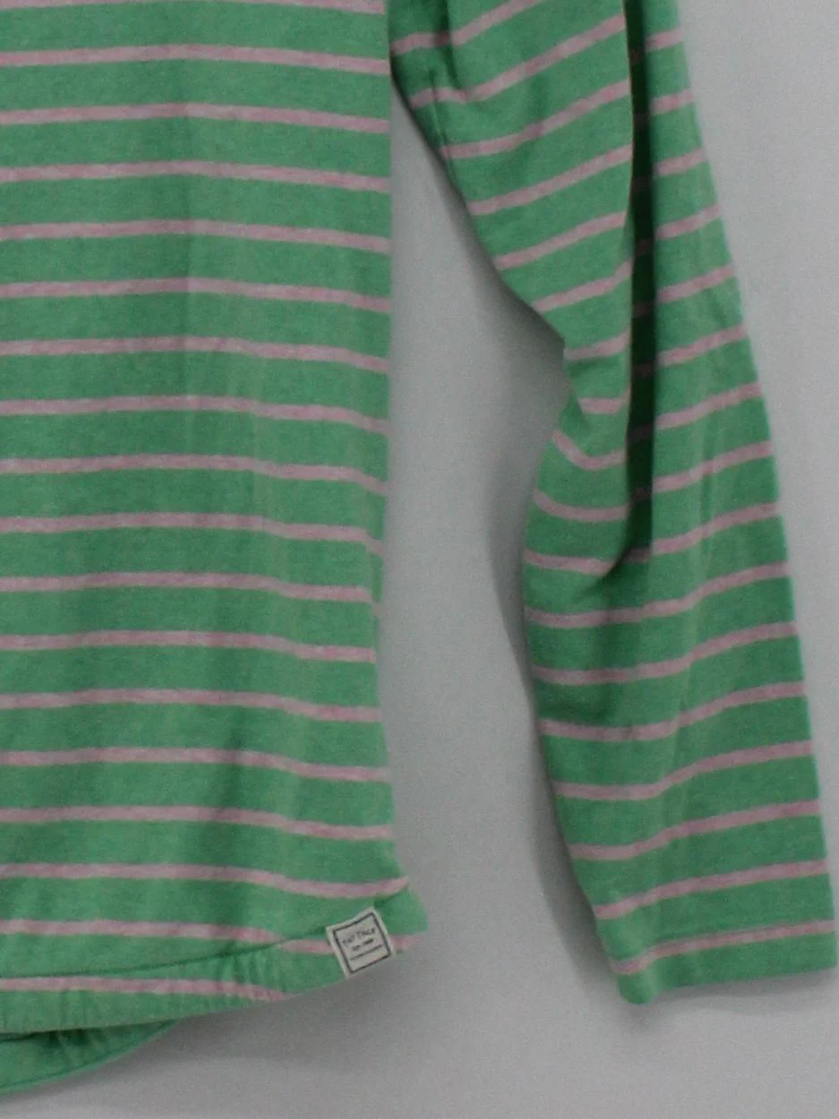 Fat Face Women's T-Shirt S Green Cotton with Elastane Basic - Image 4