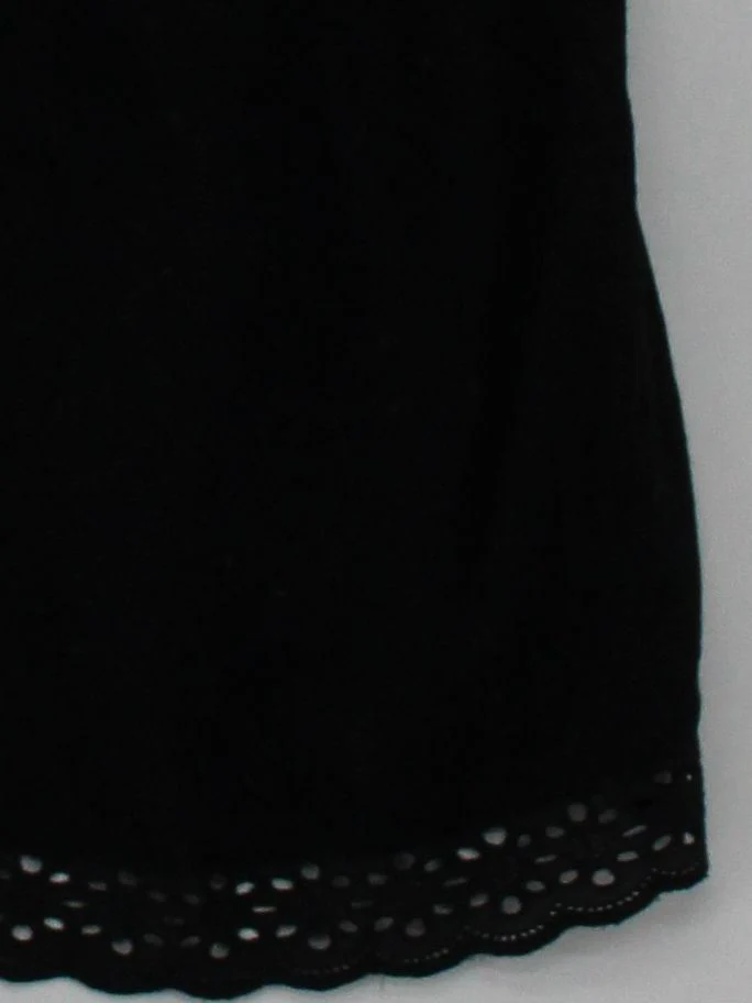 Fat Face Women's T-Shirt UK 10 Black Viscose with Cotton Camisole - Image 4