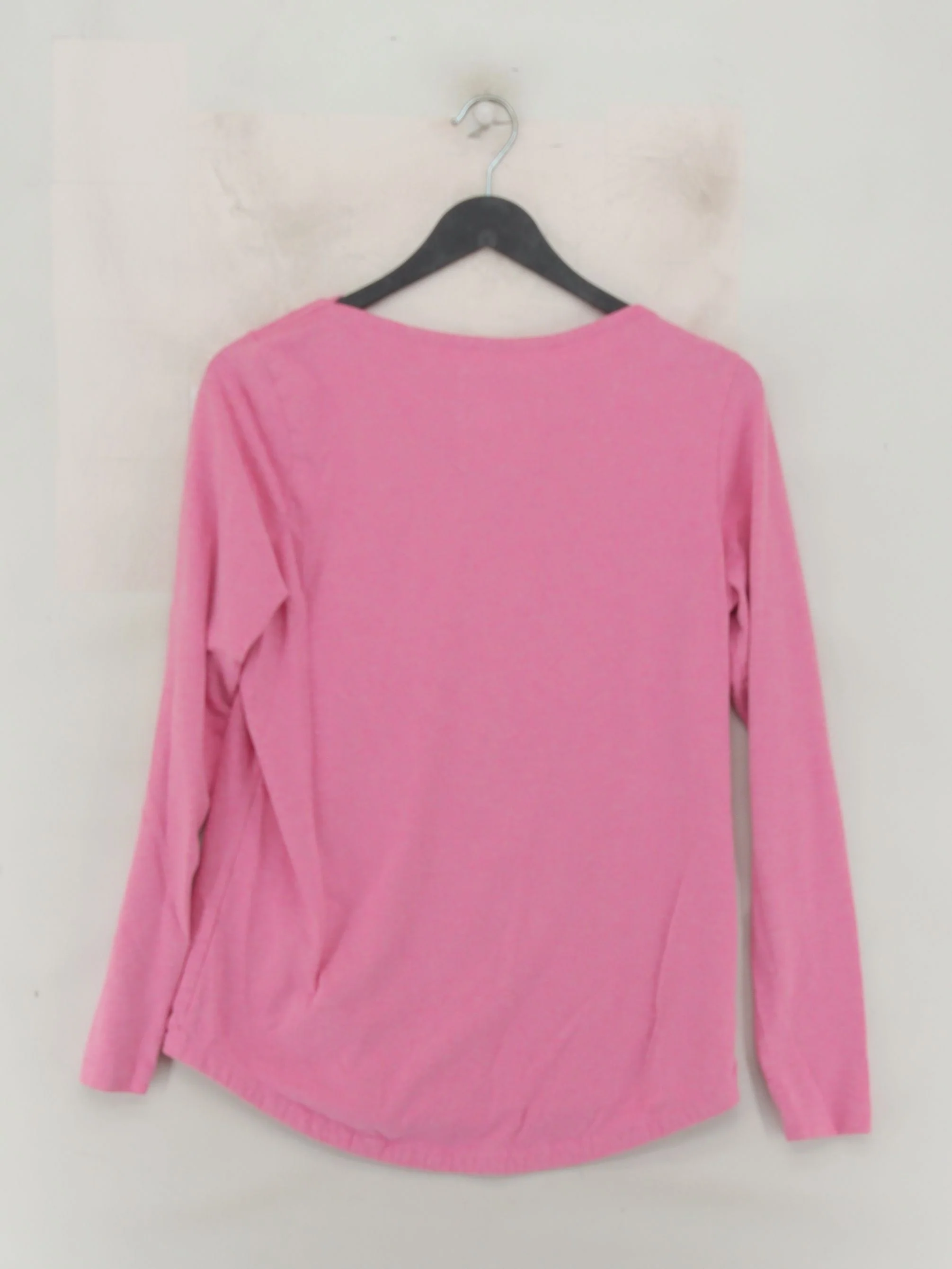 Fat Face Women's T-Shirt UK 10 Pink Cotton with Elastane Basic - Image 2