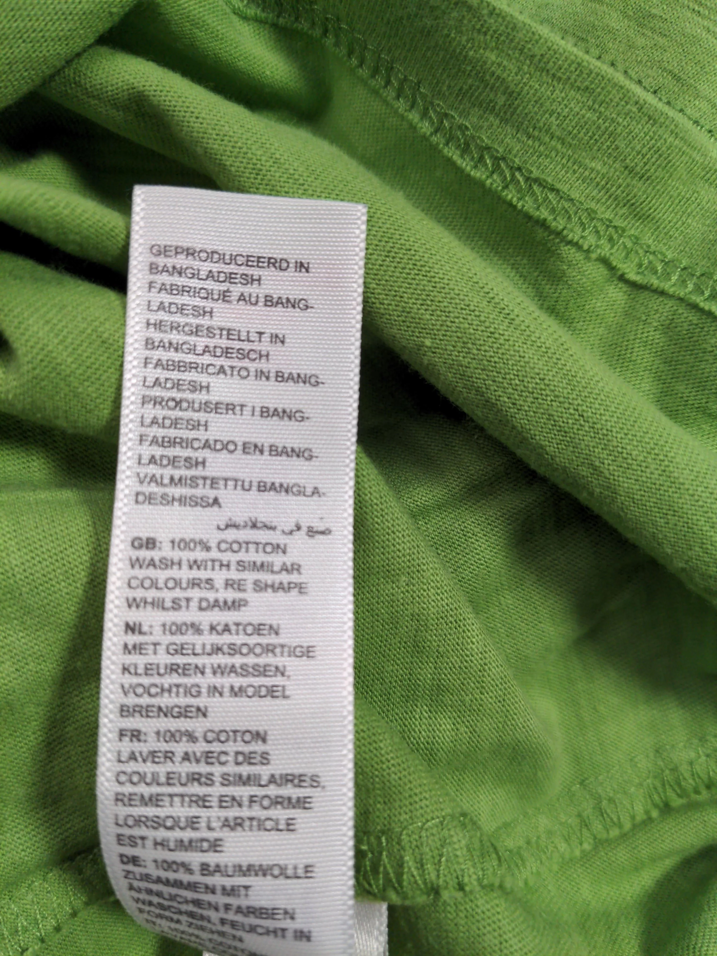 Fat Face Women's T-Shirt UK 12 Green 100% Cotton Short Sleeve V-Neck Basic - Image 6