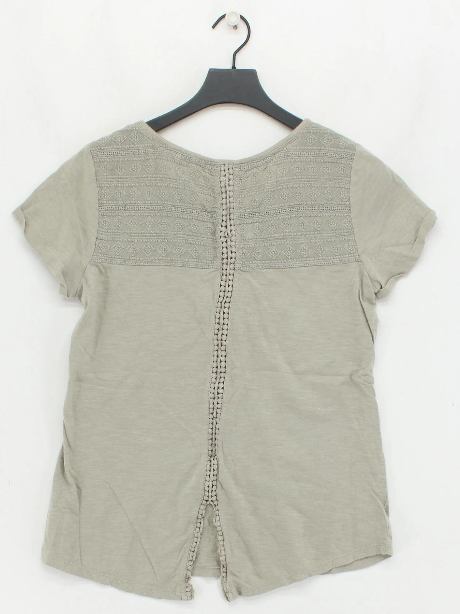 Fat Face Women's T-Shirt UK 12 Tan Cotton with Viscose, Polyester Basic - Image 2