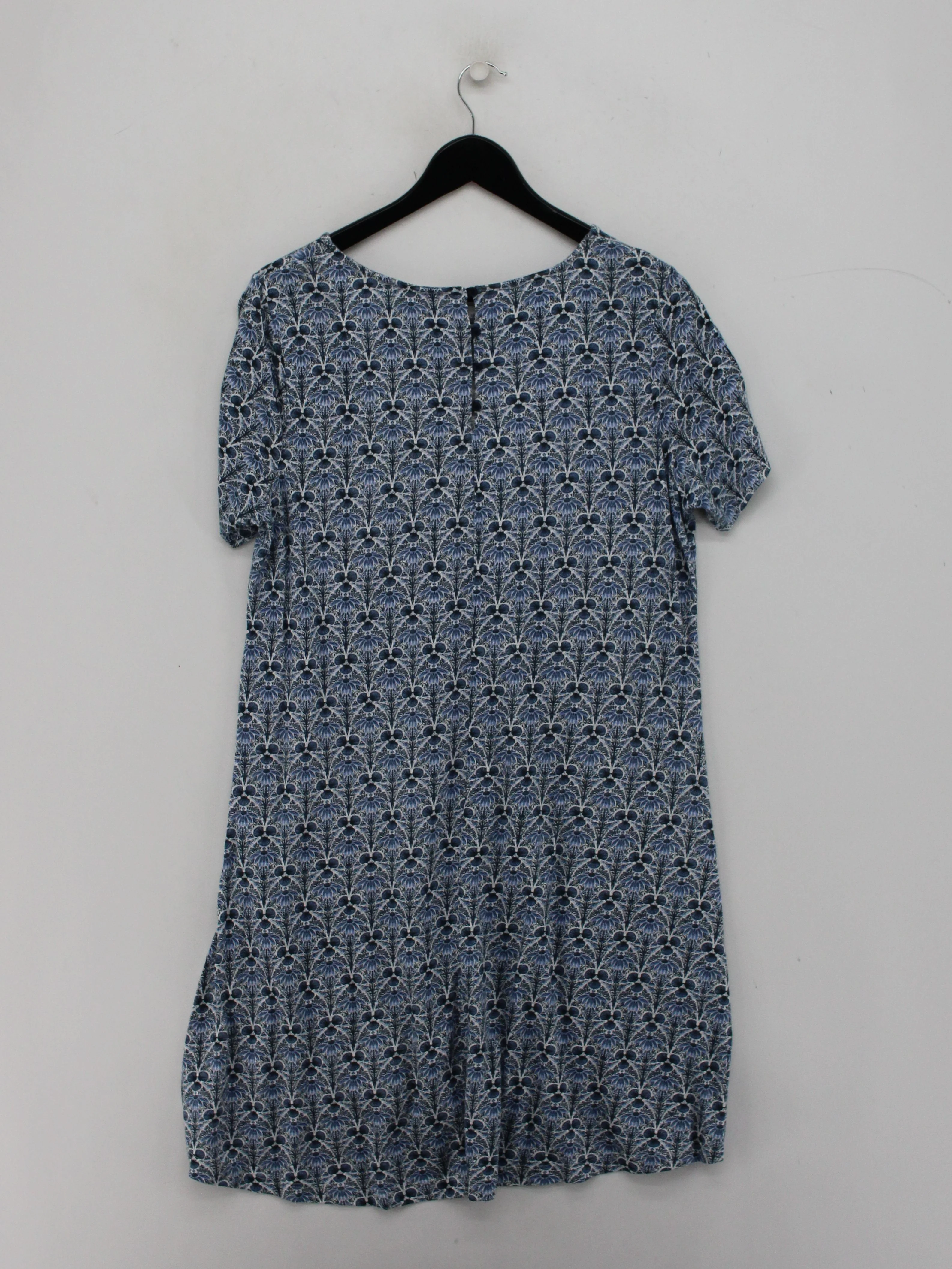 Fat Face Women's T-Shirt UK 14 Blue 100% Cotton Basic - Image 2