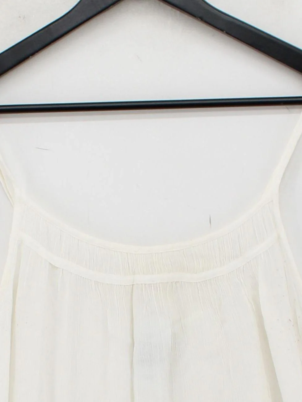 Fat Face Women's T-Shirt UK 14 White Viscose with Cotton Camisole - Image 3