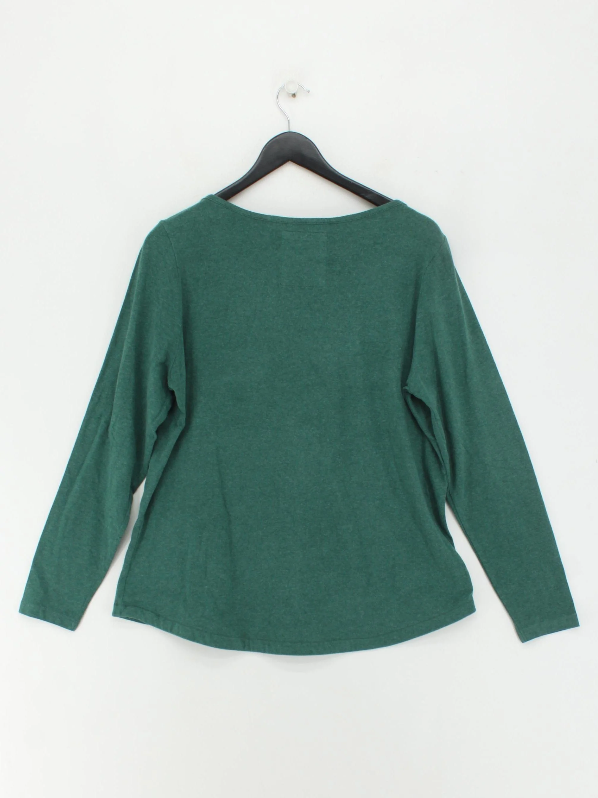 Fat Face Women's T-Shirt UK 16 Green Cotton with Elastane Basic - Image 2