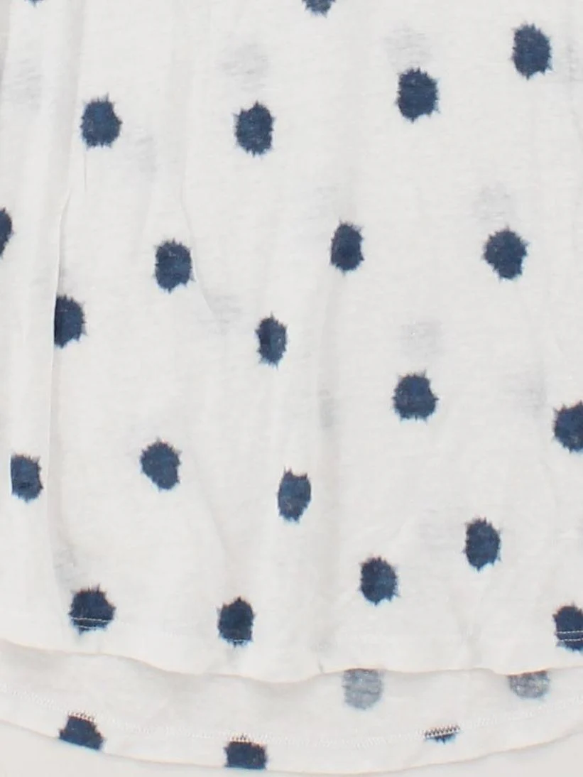 Fat Face Women's T-Shirt UK 6 White 100% Linen Basic - Image 4
