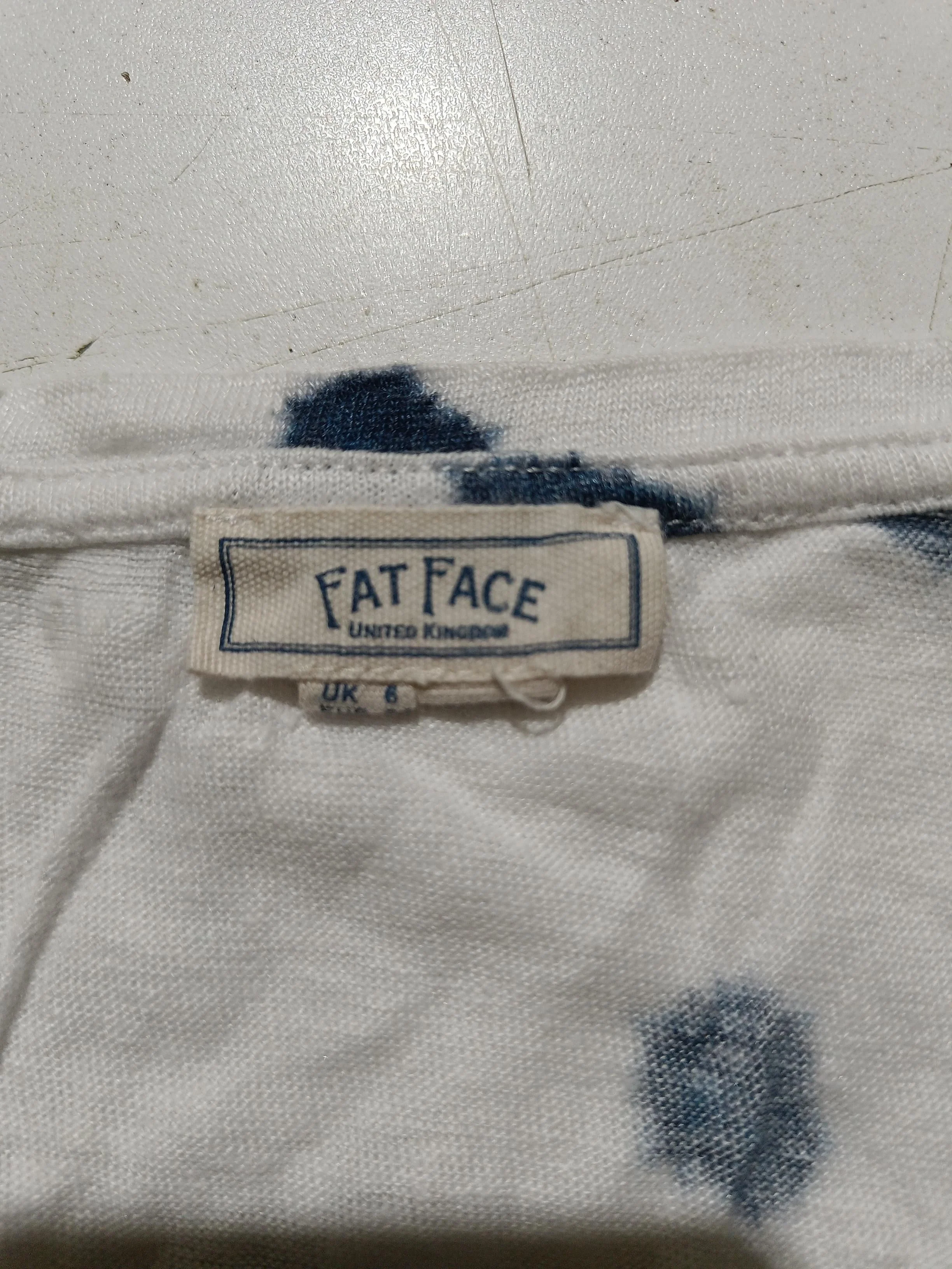 Fat Face Women's T-Shirt UK 6 White 100% Linen Basic - Image 5