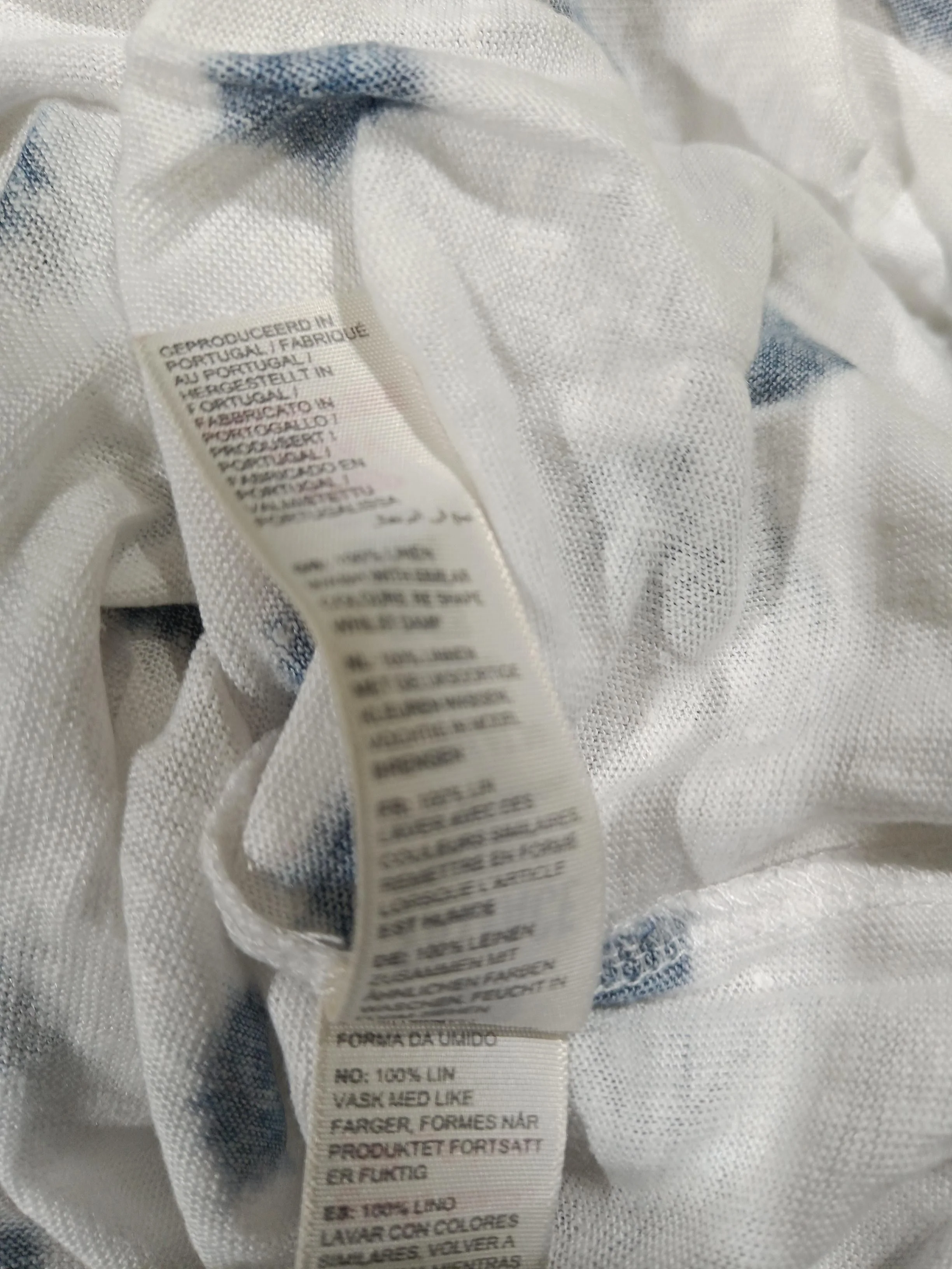 Fat Face Women's T-Shirt UK 6 White 100% Linen Basic - Image 6