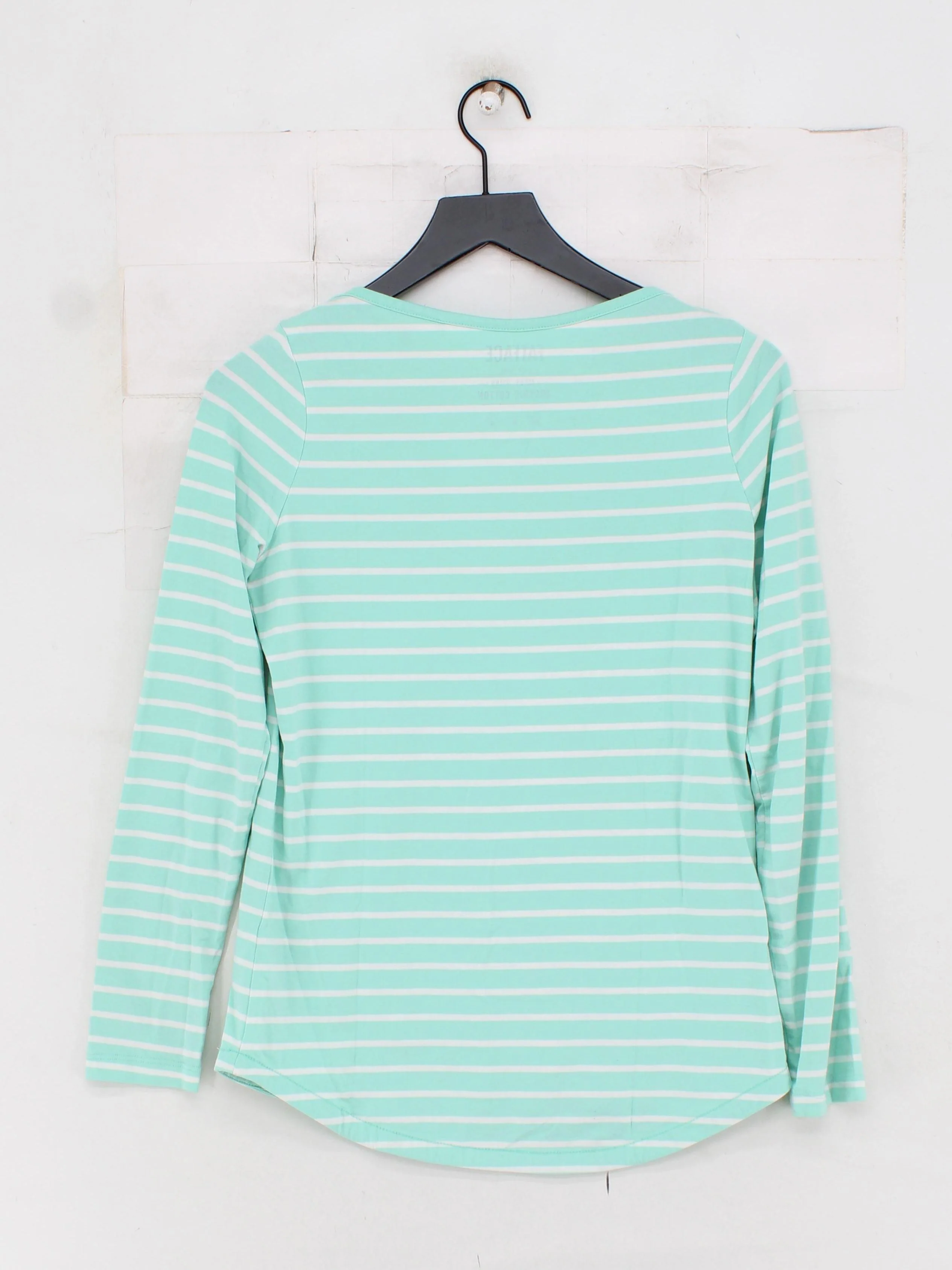 Fat Face Women's T-Shirt UK 8 Green Cotton with Elastane Basic - Image 2