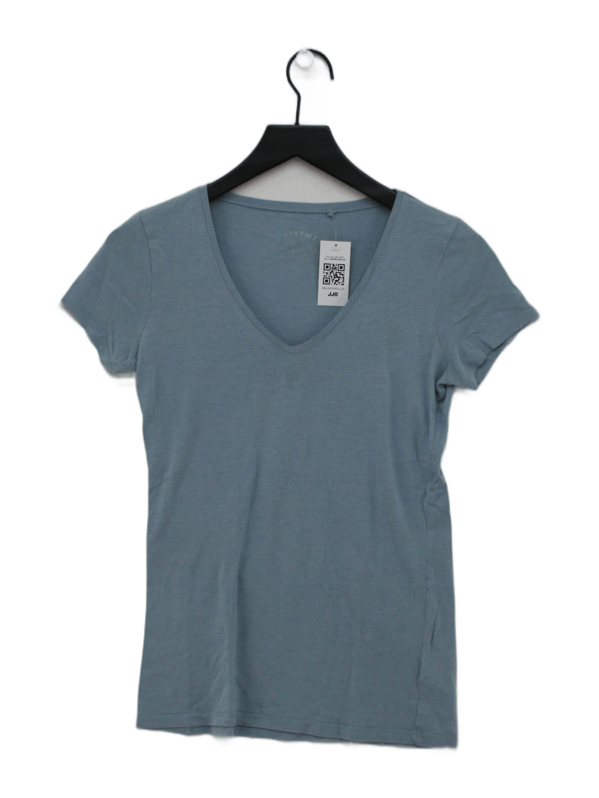 Fat Face Women's T-Shirt XS Blue Cotton with Lyocell Modal Basic