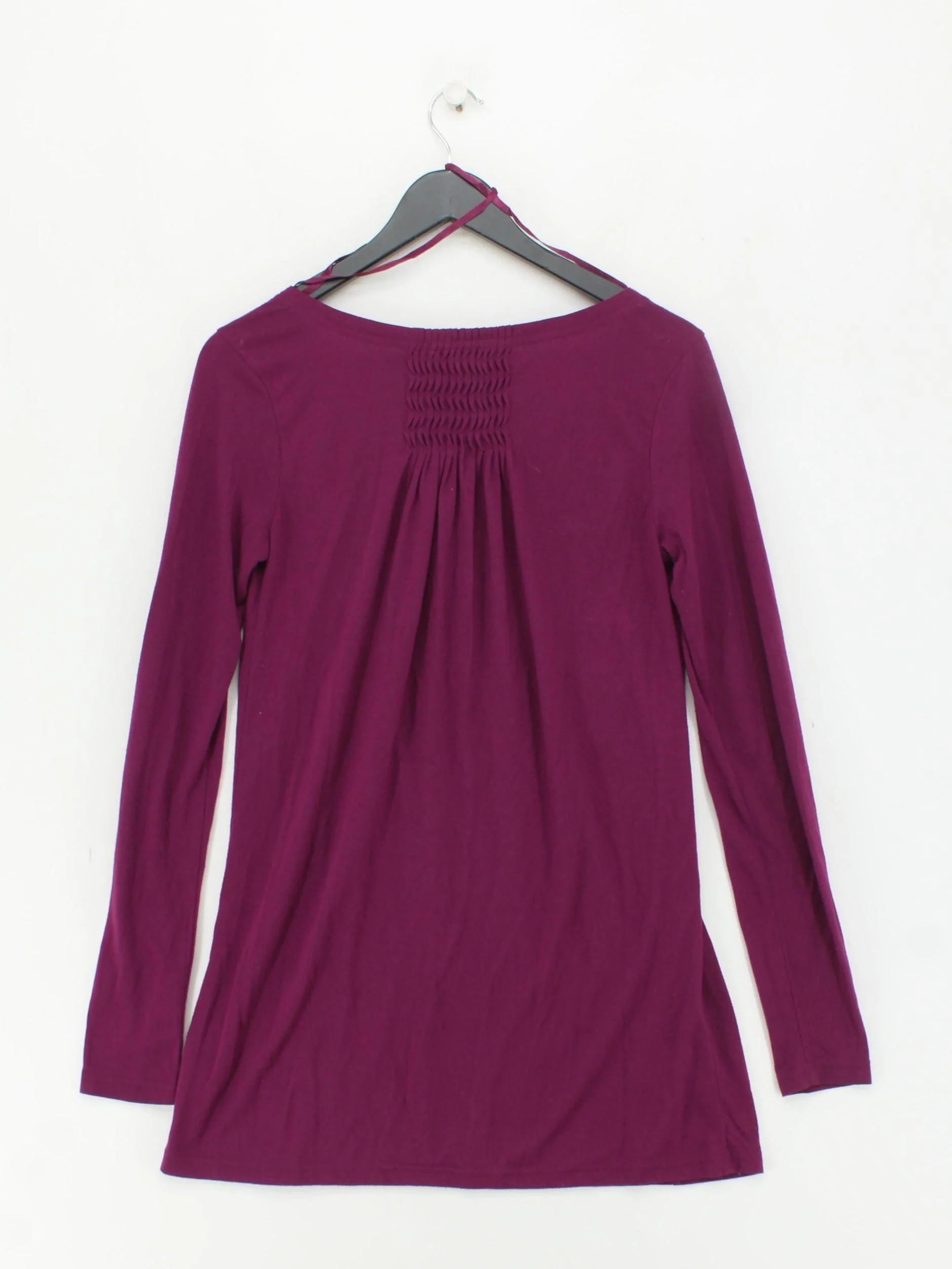 Fat Face Women's Top UK 10 Purple Polyester with Viscose Tunic - Image 2