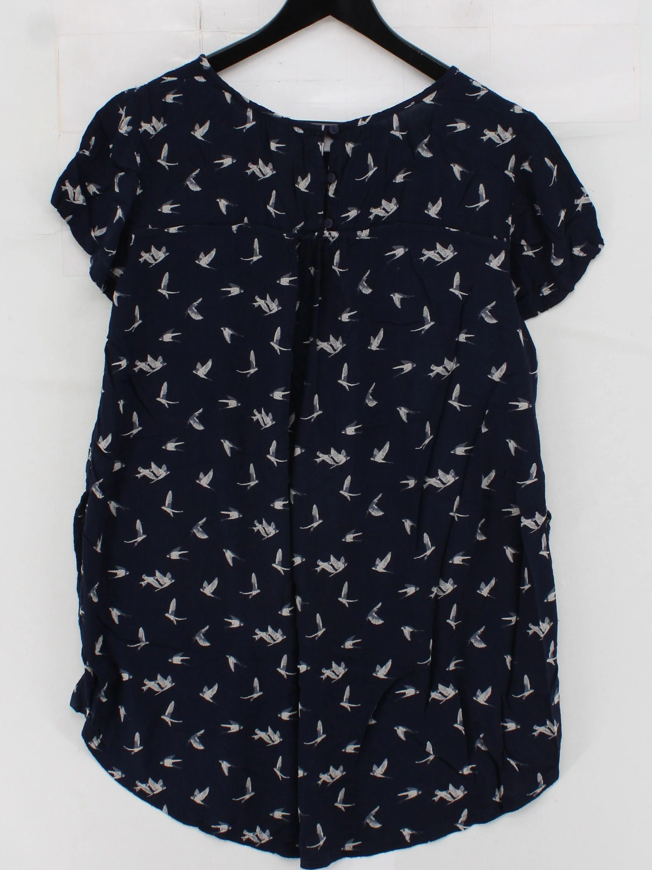 Fat Face Women's Top UK 12 Blue 100% Other Tunic - Image 2